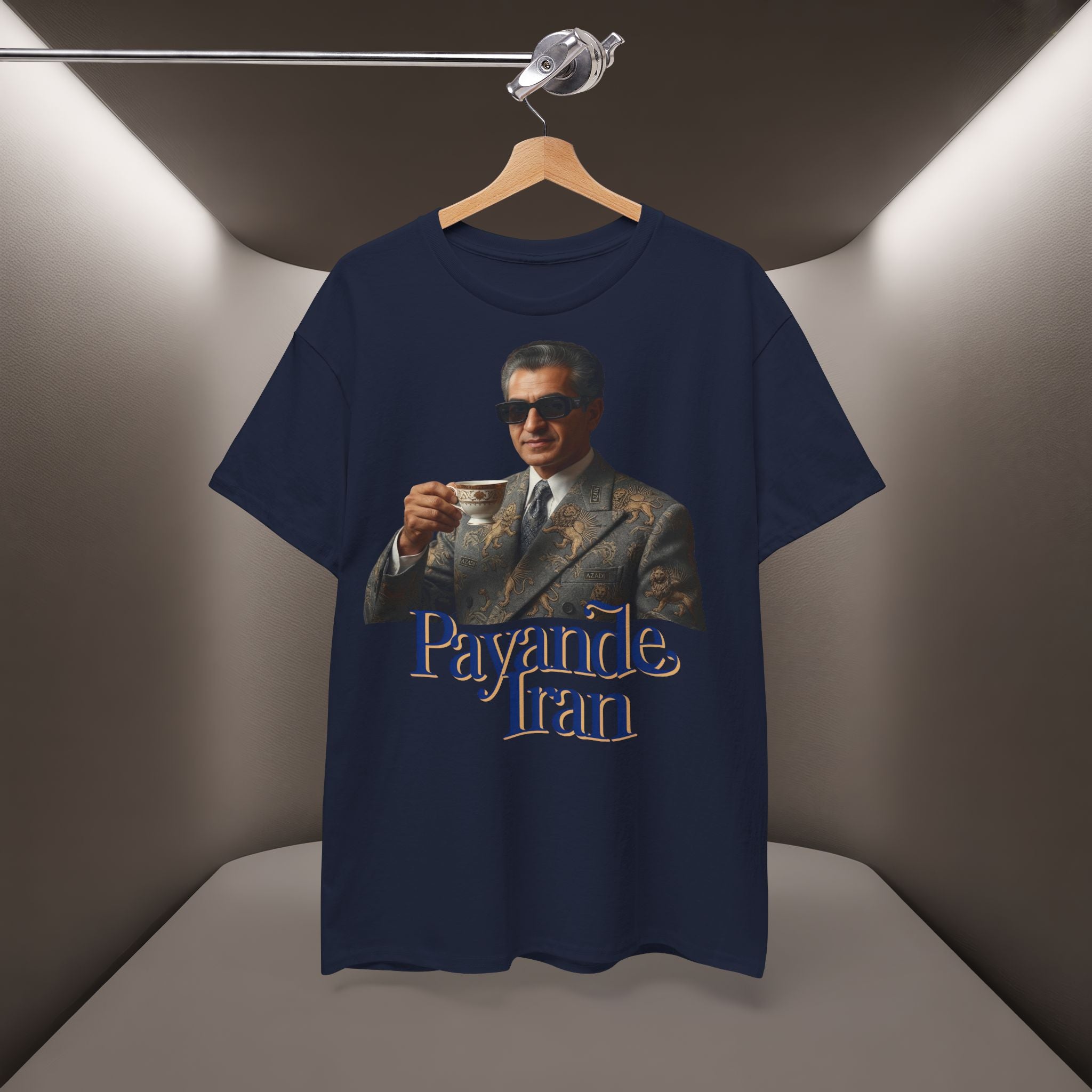 T-Shirt — "Payande Iran" Retro Style Tehran Nostalgia Tee
