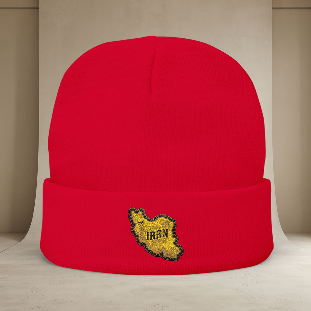 Embroidered "Iran's Map" Beanie (GoldoOzi)