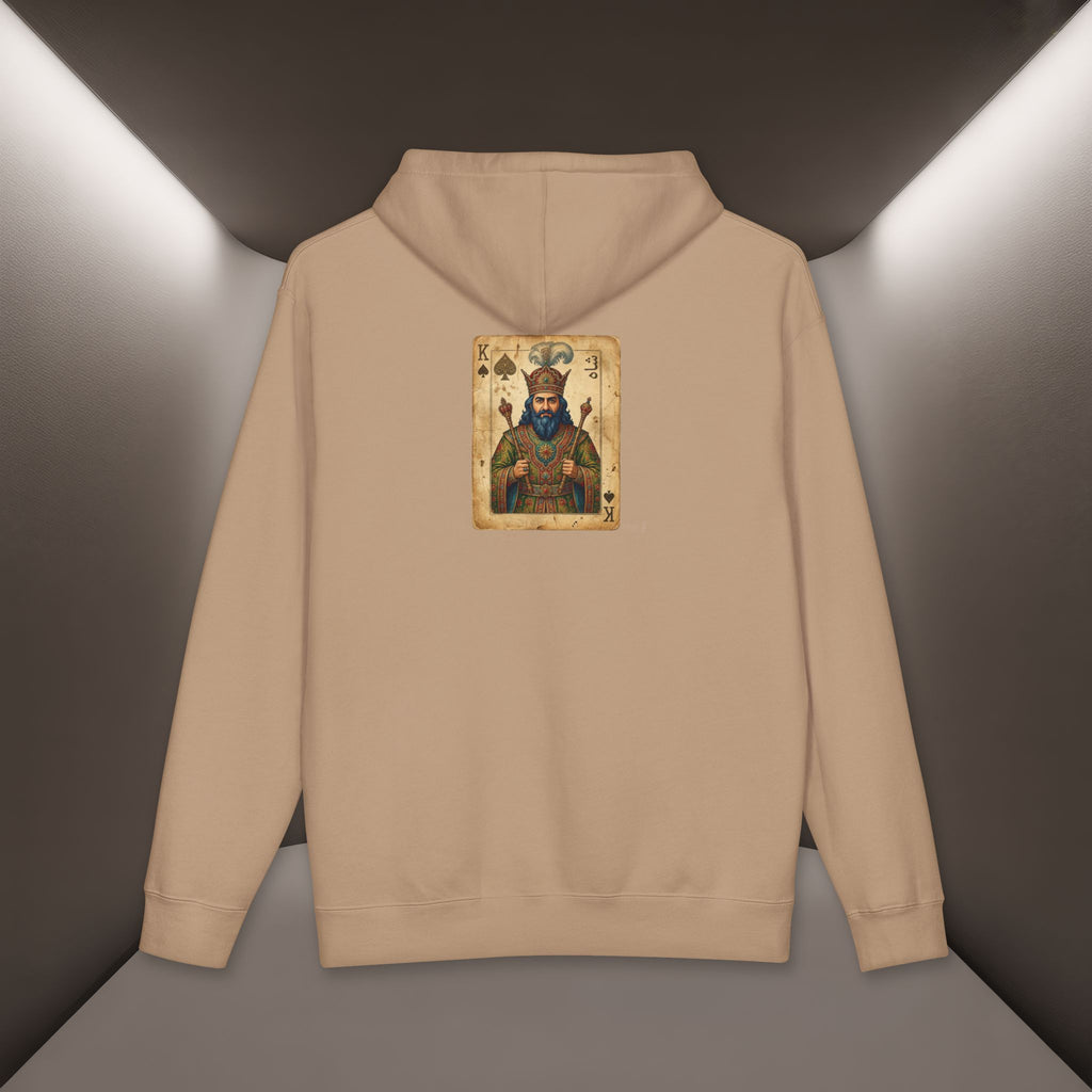 Persian Royal card of Shah on Unisex hoodie