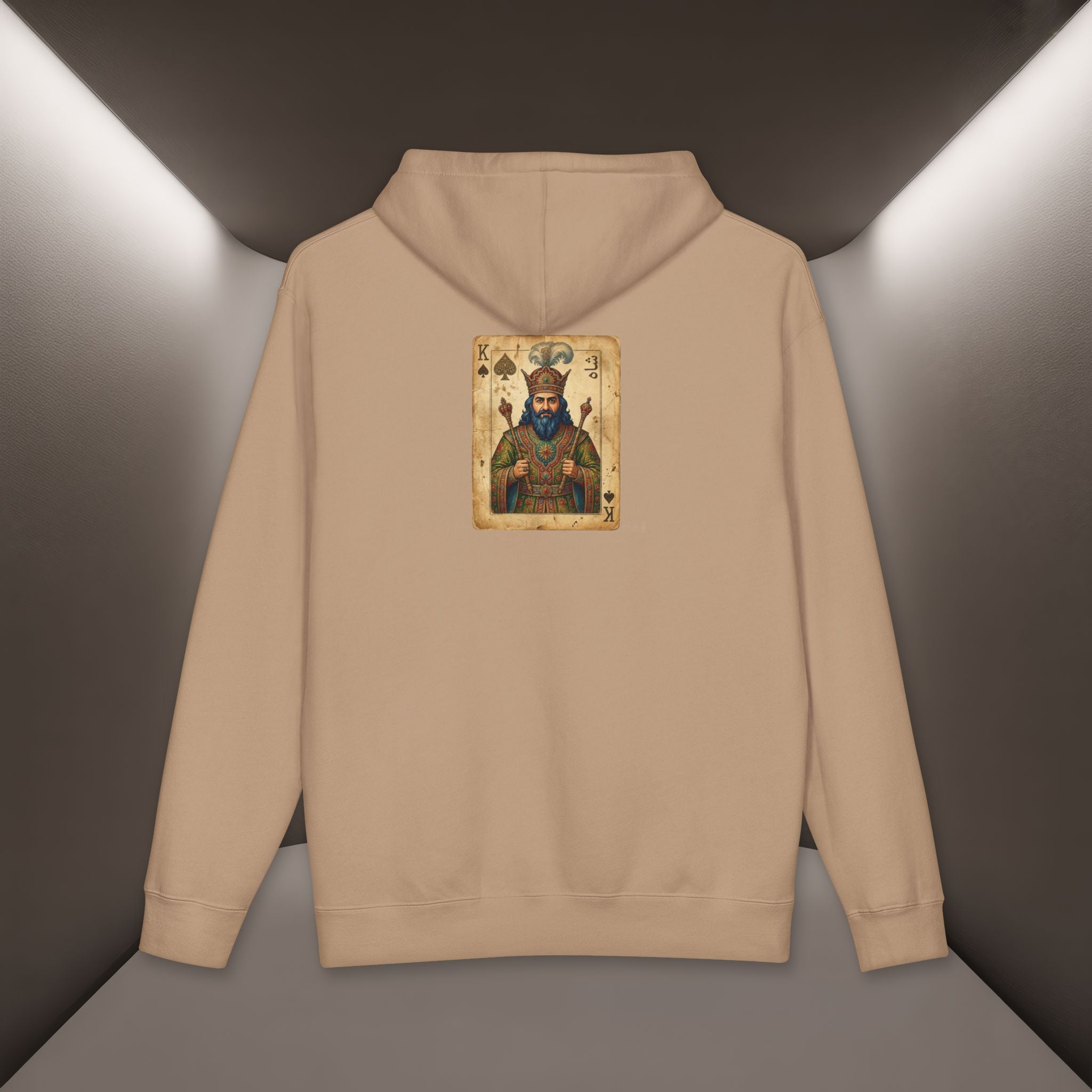Persian Royal card of Shah on Unisex hoodie