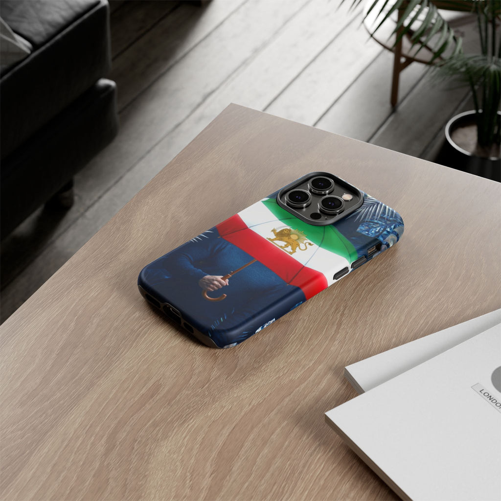 Iran Flag umbrella design phone Case
