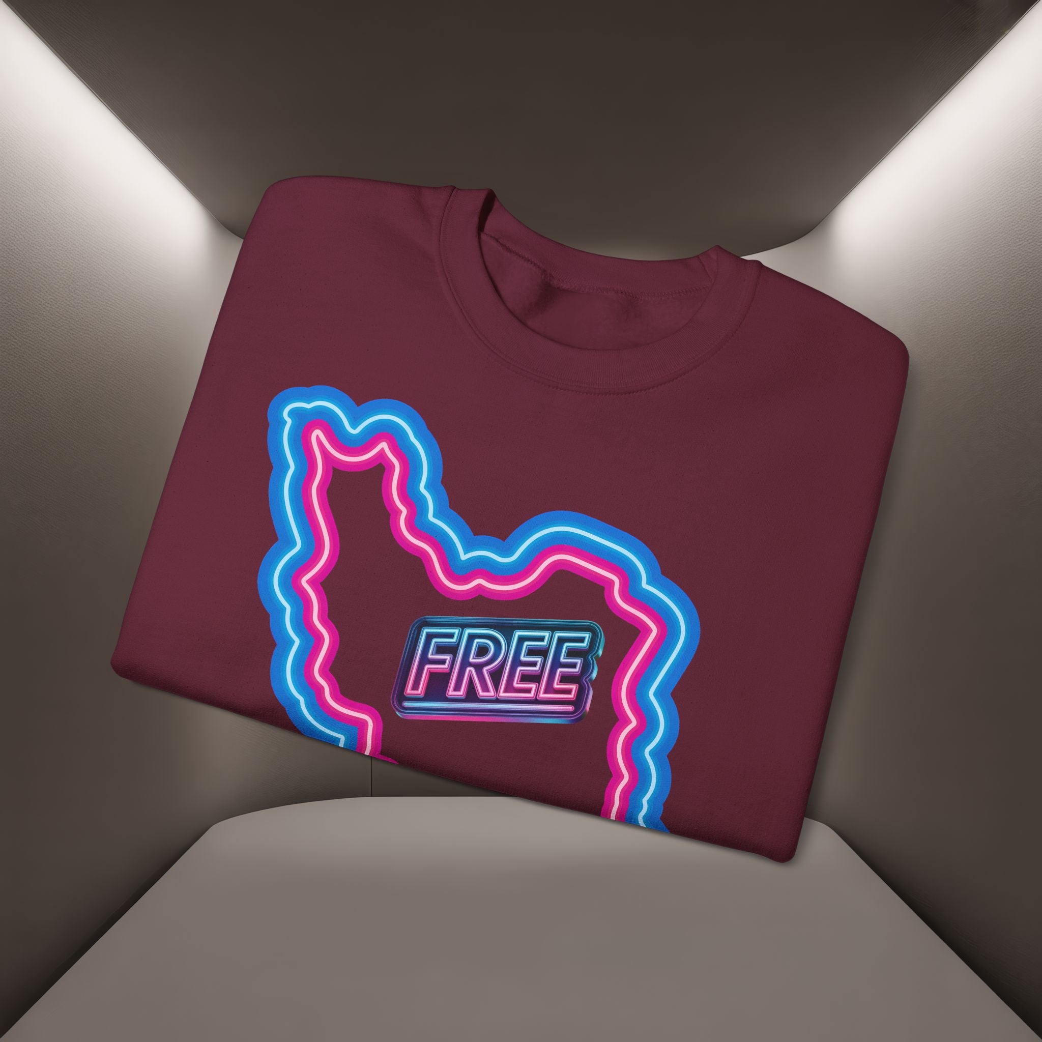 Free Iran Sweatshirt — Neon design - Premium Quality