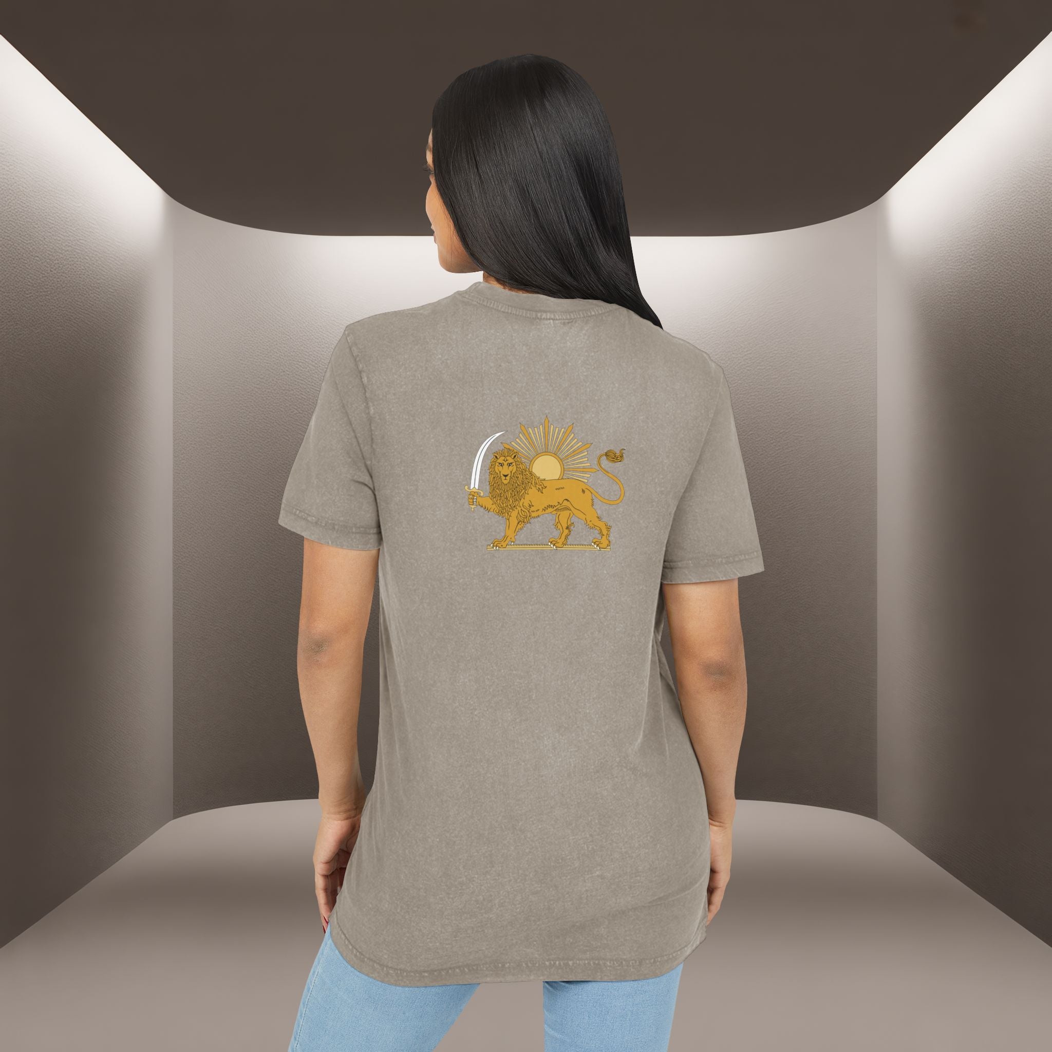 Prince of Persia Tshirt — Pahlavi Acid Wash Tshirt - Persian Vibey