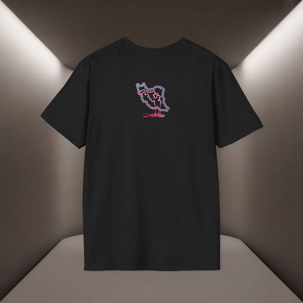 Free Iran T-Shirt — Neon design, Premium Quality