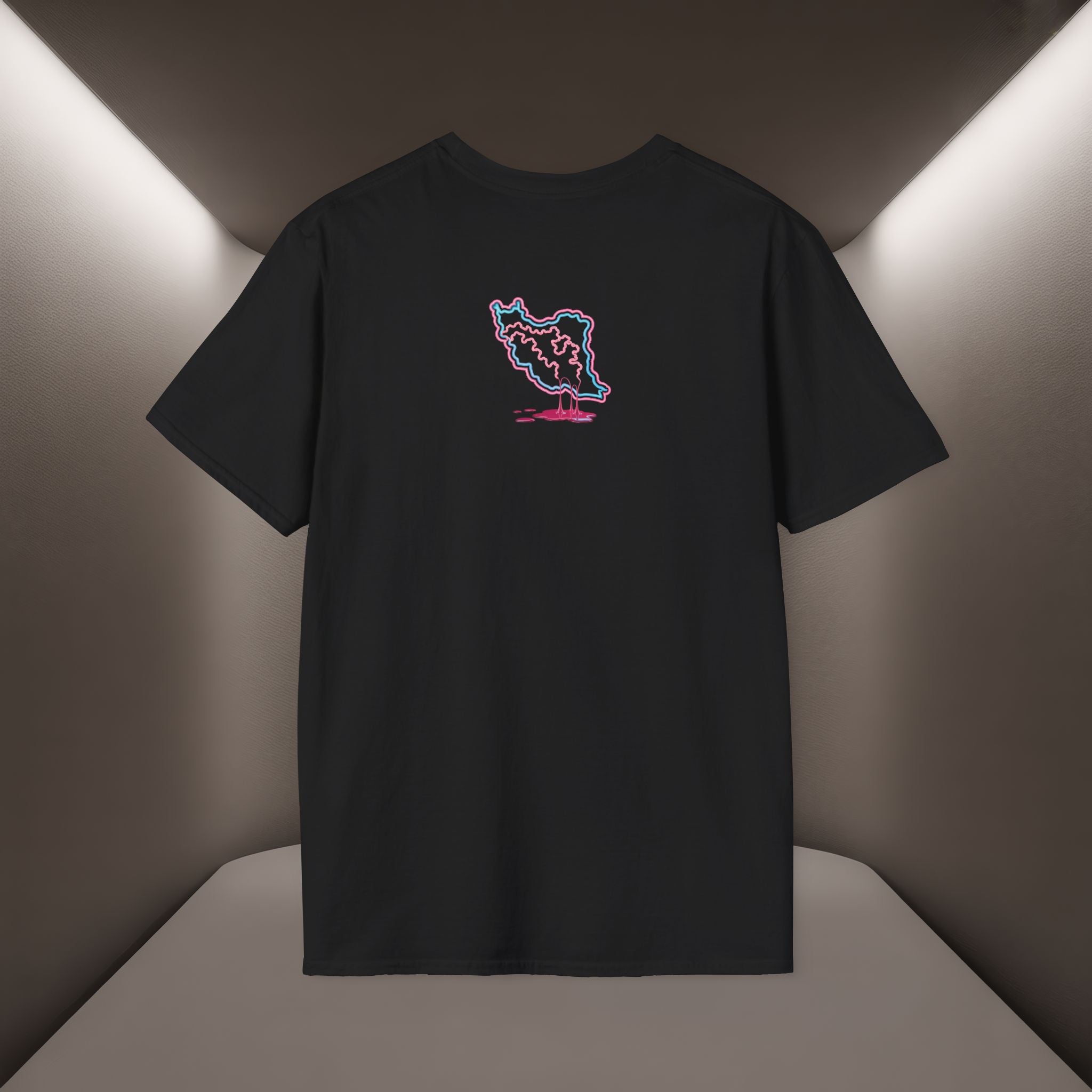 Free Iran T-Shirt — Neon design, Premium Quality