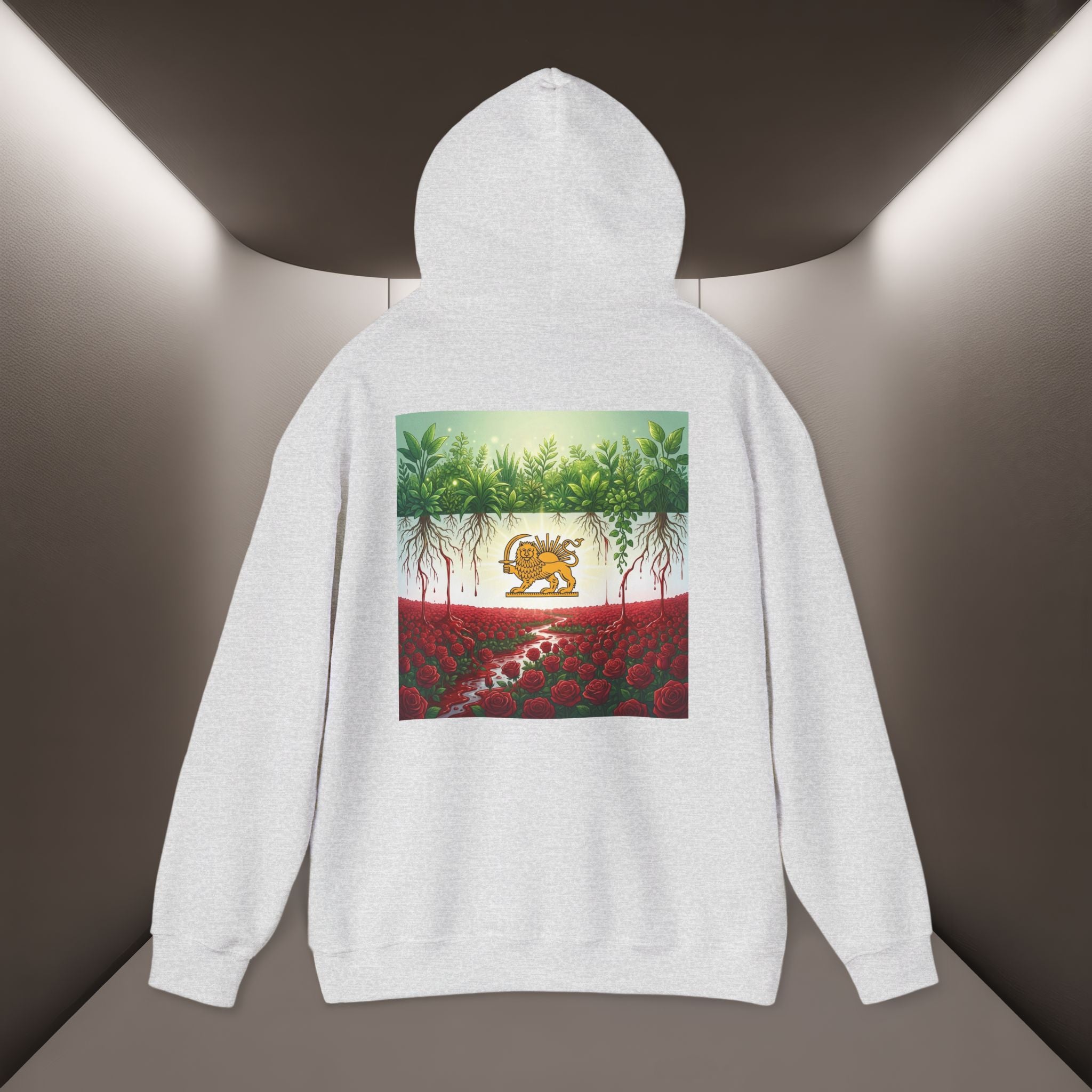 Persian Flag Conceptual Graphic, Unisex Hoodie