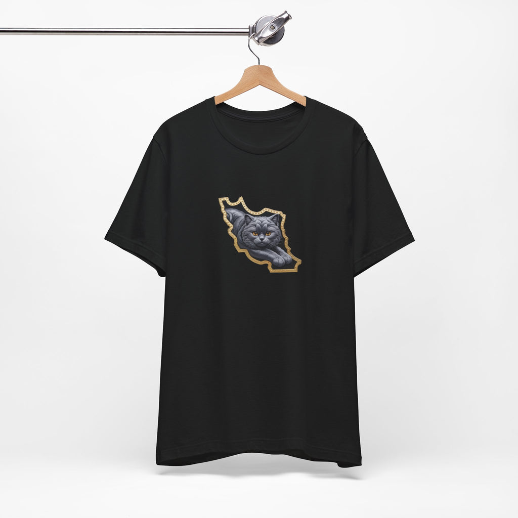 Persian Cat in a Persian Map Graphic design- unisex T-shirt- Premium quality