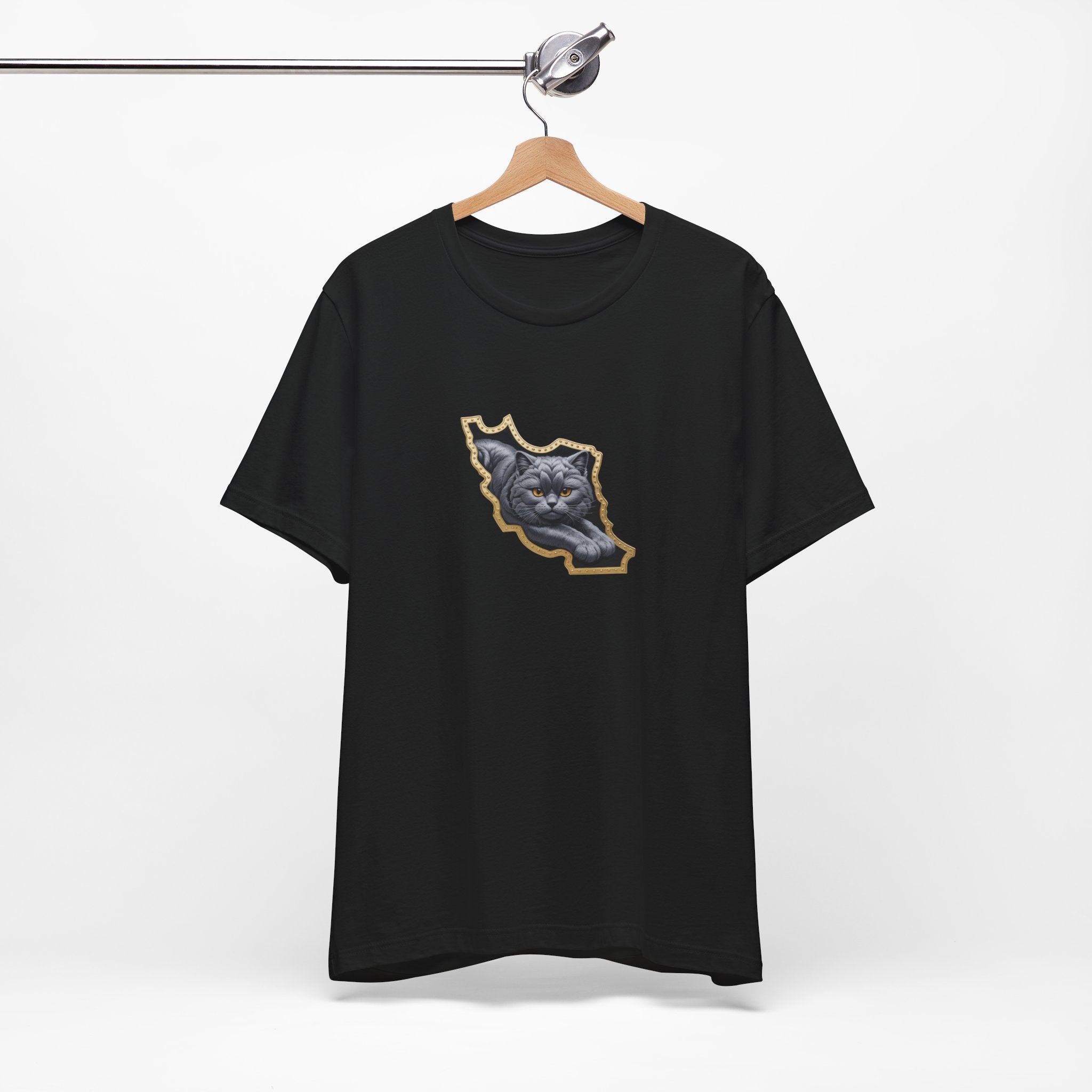 Persian Cat in a Persian Map Graphic design- unisex T-shirt- Premium quality