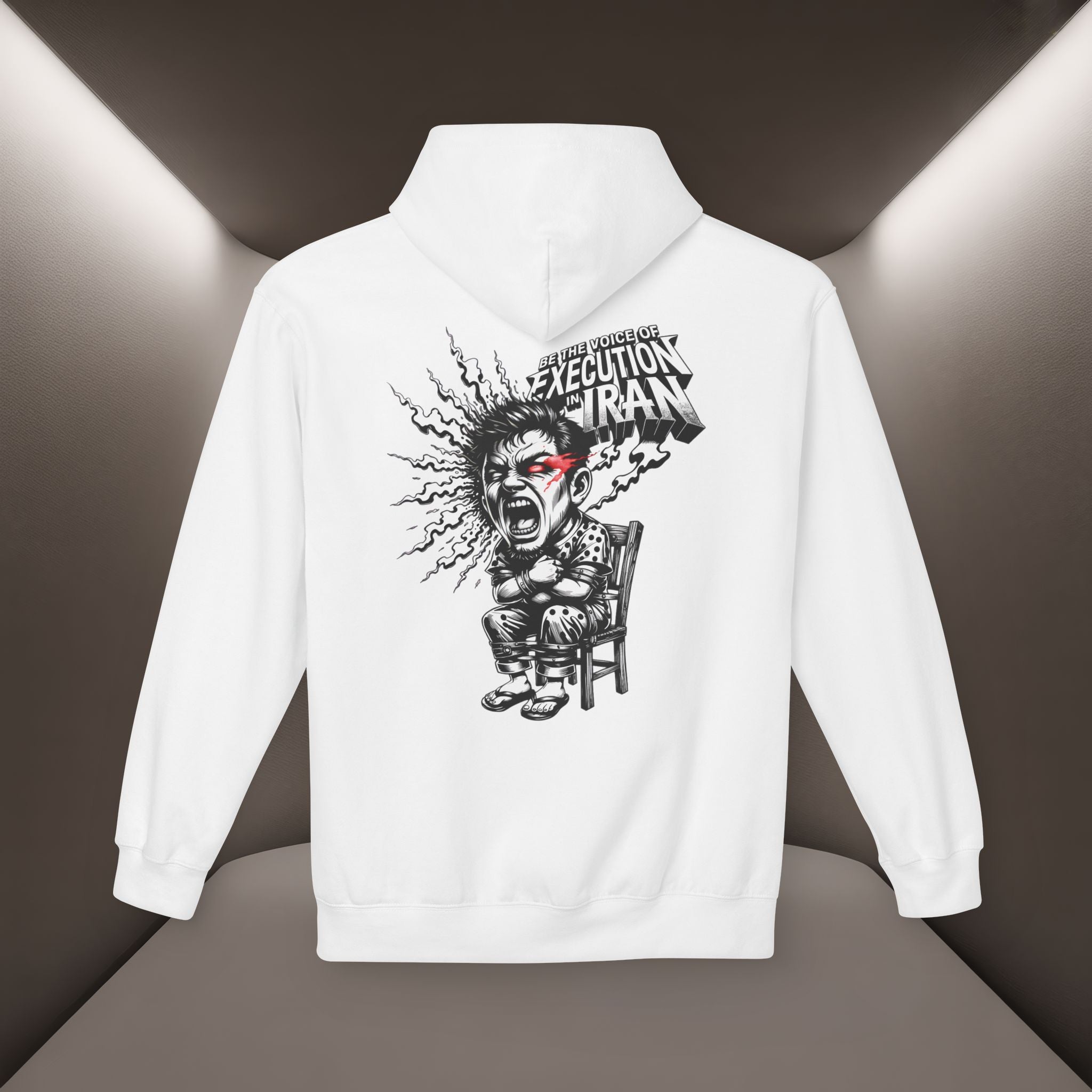 Be the Voice of execution in Iran Hoodie - 47 years Skull Hoodie