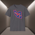 Free Iran Graphic T-Shirt — Iran Map with Peace symbols- Premium Quality