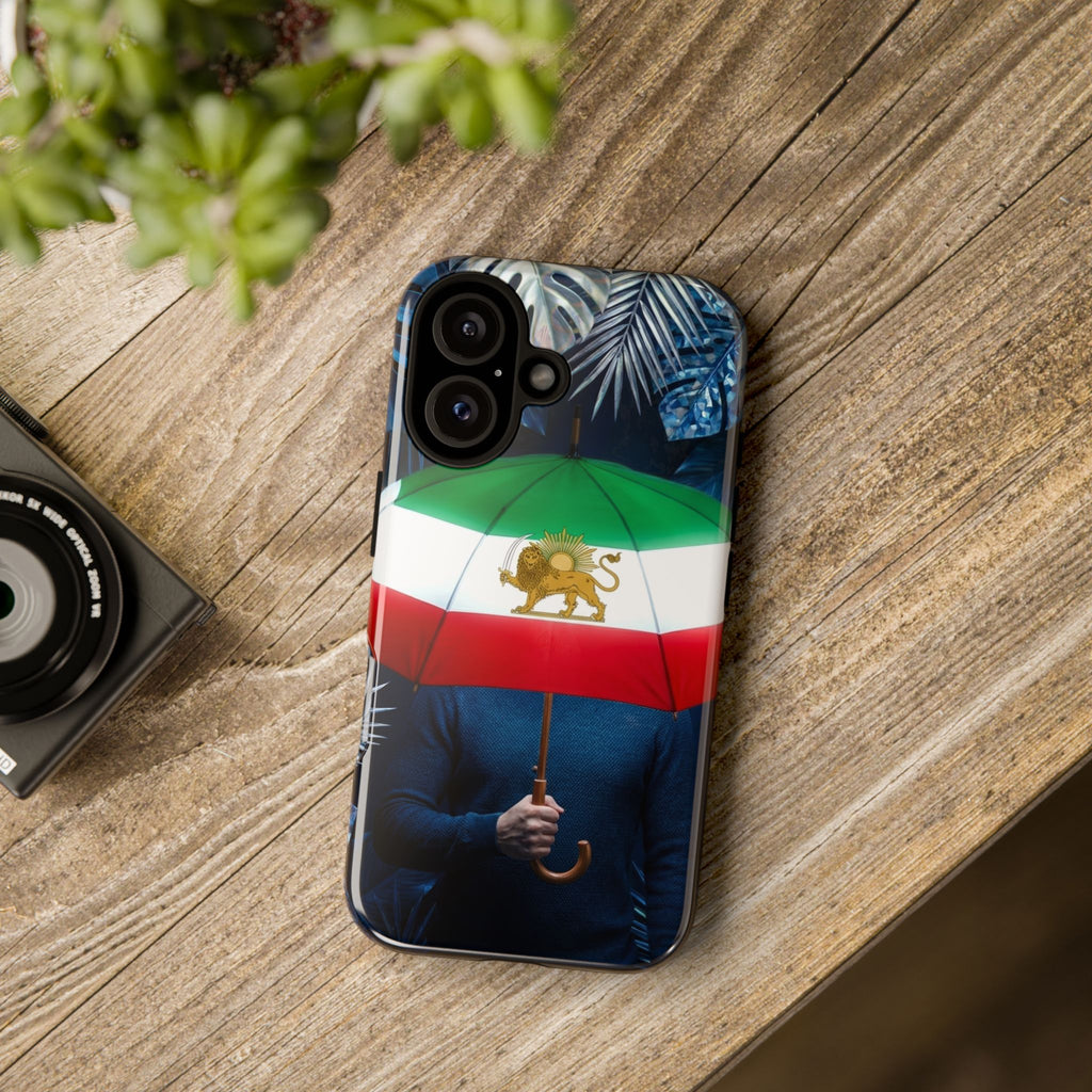 Iran Flag umbrella design phone Case