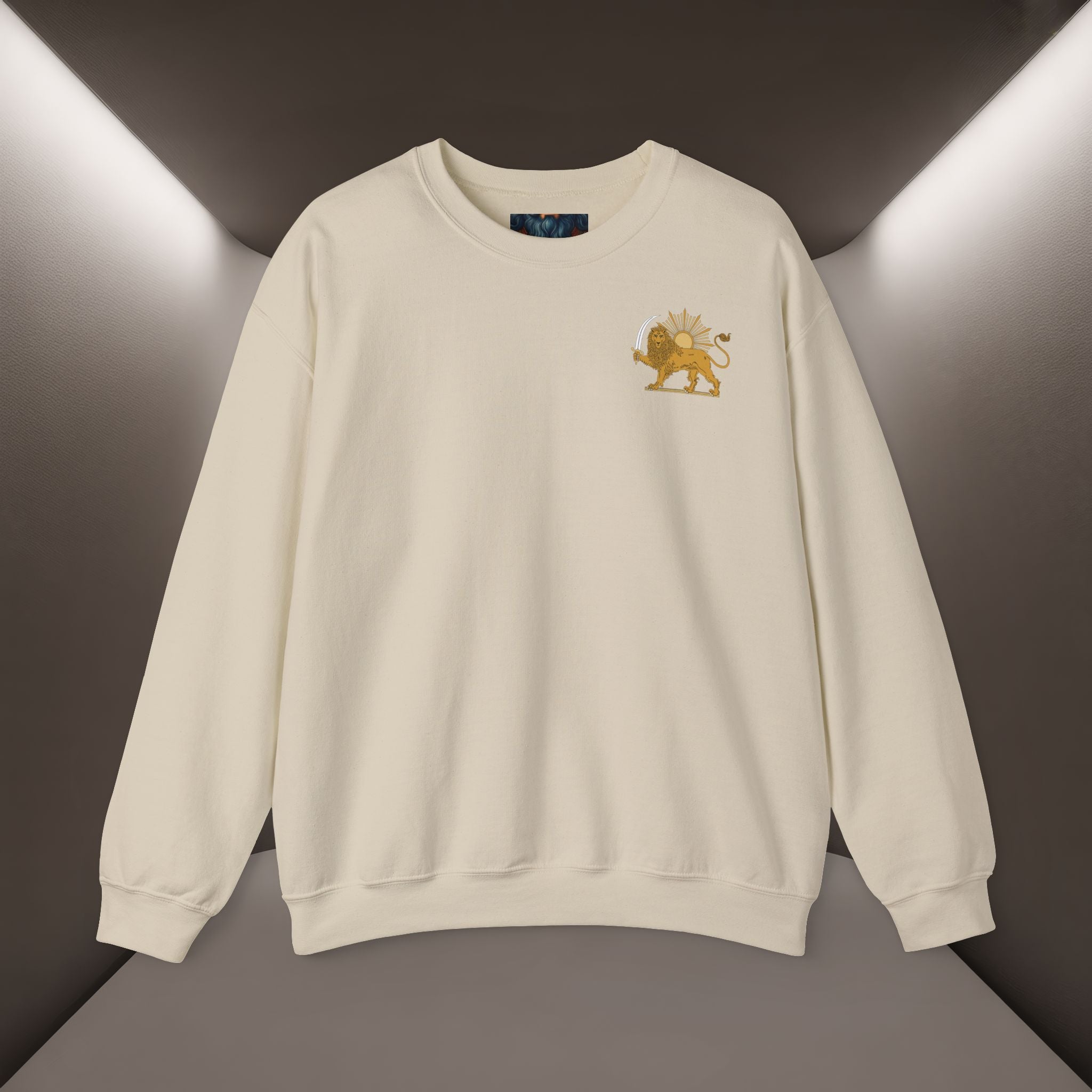 King Reza Vintage Playing Card Unisex Sweatshirt
