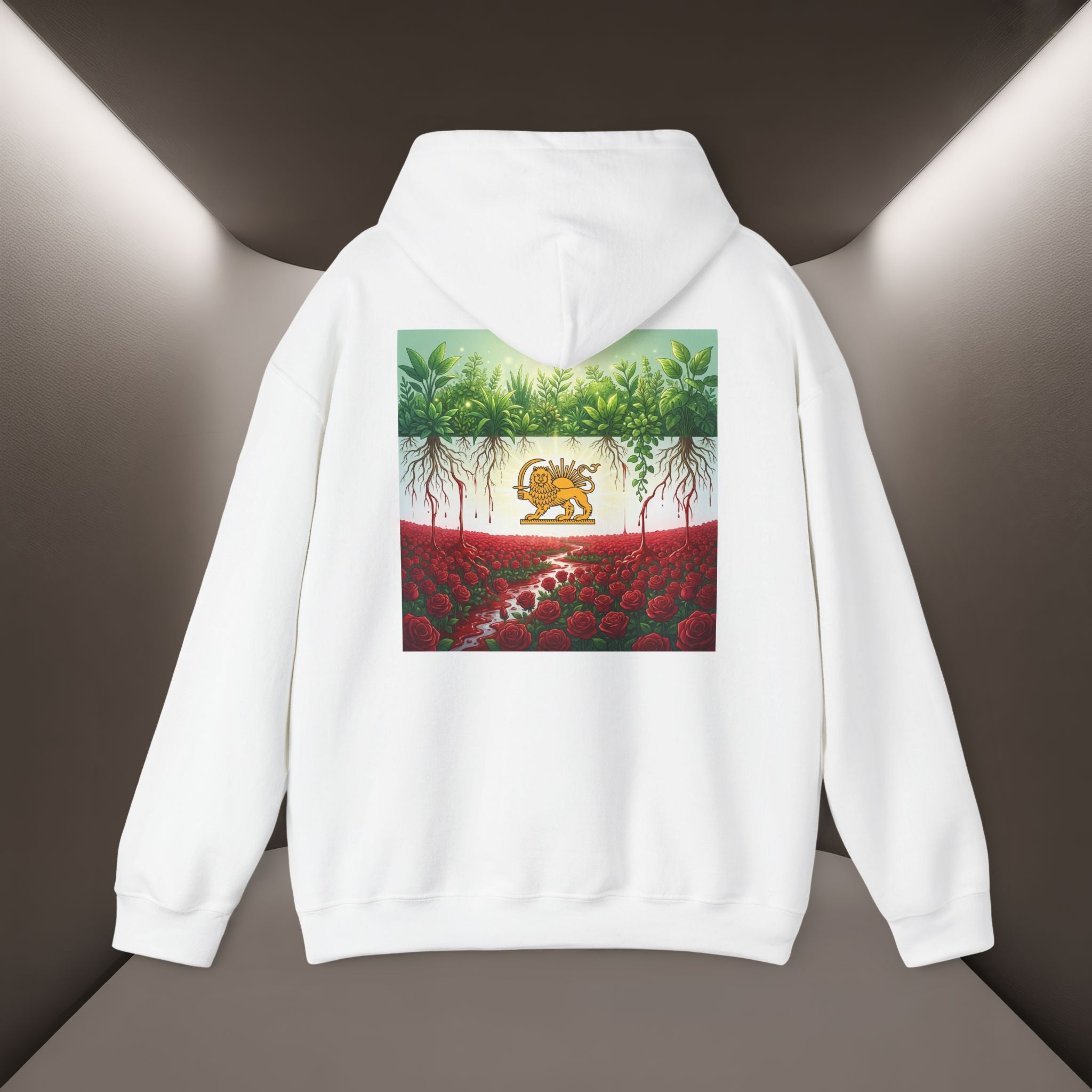 Persian Flag Conceptual Graphic, Unisex Hoodie