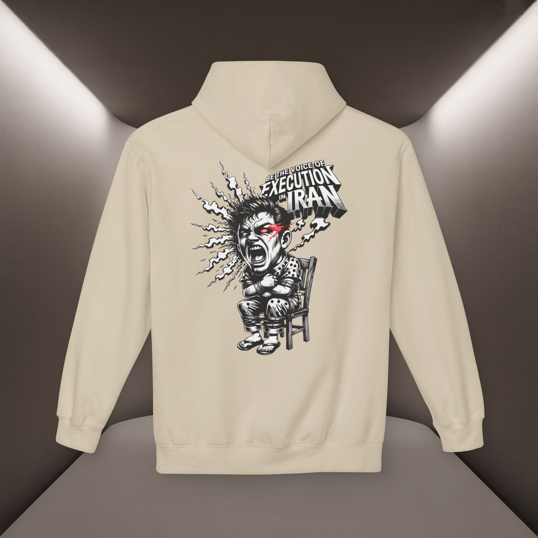 Be the Voice of execution in Iran Hoodie - 47 years Skull Hoodie