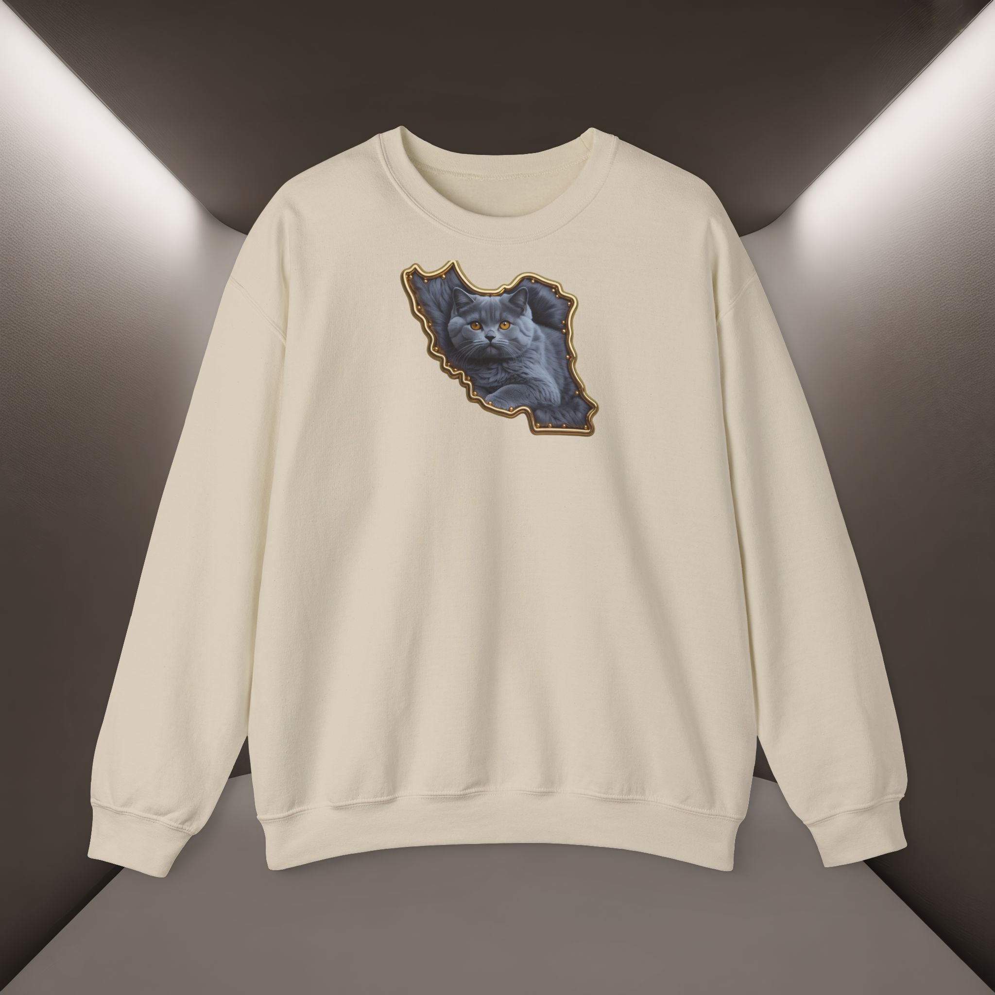 Persian cat & Persian Map Graphic Design Unisex Sweatshirt — Premium quality