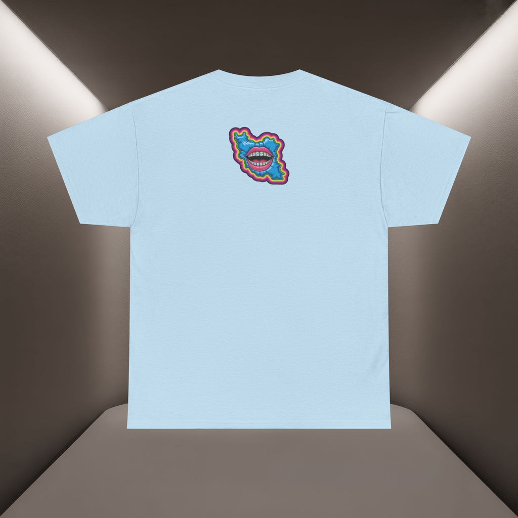 Neon Skull in Iran's map shape T-Shirt — Premium Quality