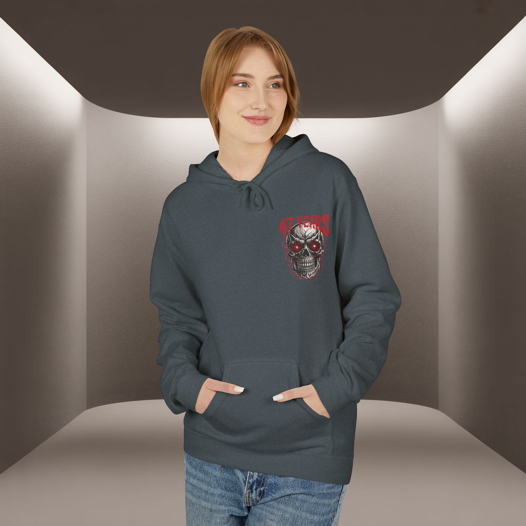 Be the Voice of execution in Iran Hoodie - 47 years Skull Hoodie