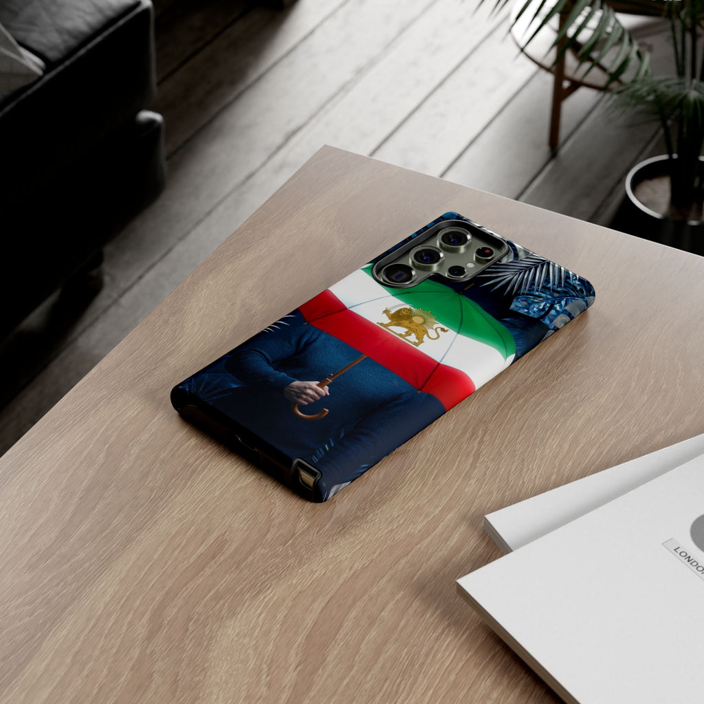 Iran Flag umbrella design phone Case