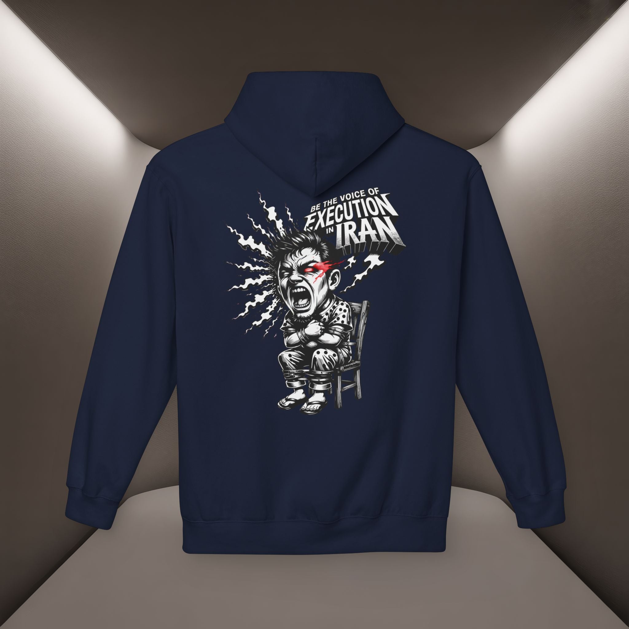 Be the Voice of execution in Iran Hoodie - 47 years Skull Hoodie