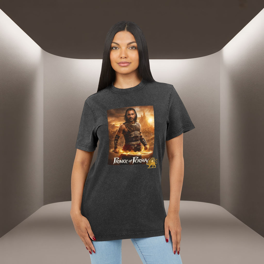 Prince of Persia Tshirt — Pahlavi Acid Wash Tshirt - Persian Vibey