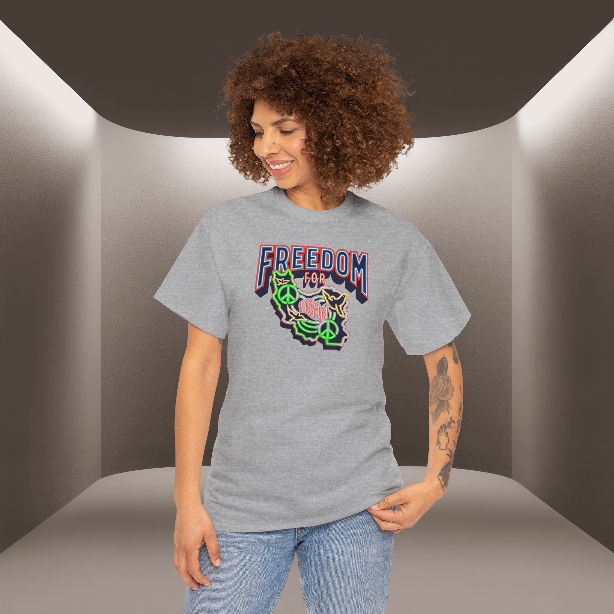 Freedom for Iran T‑Shirt — Unique design- Premium Quality Tee