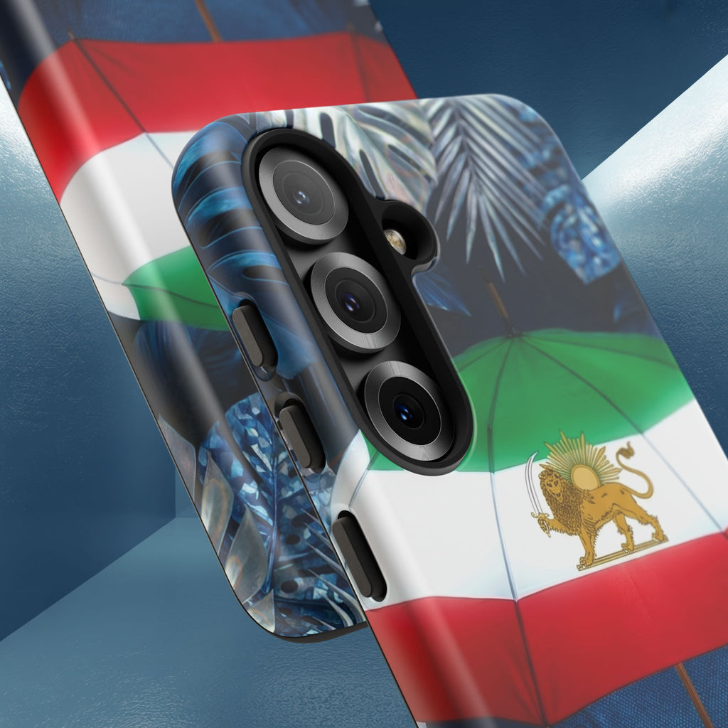 Iran Flag umbrella design phone Case