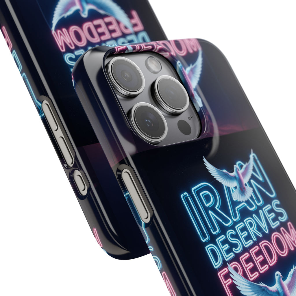 "Iran Deserves Freedom" Phone cases- For all models