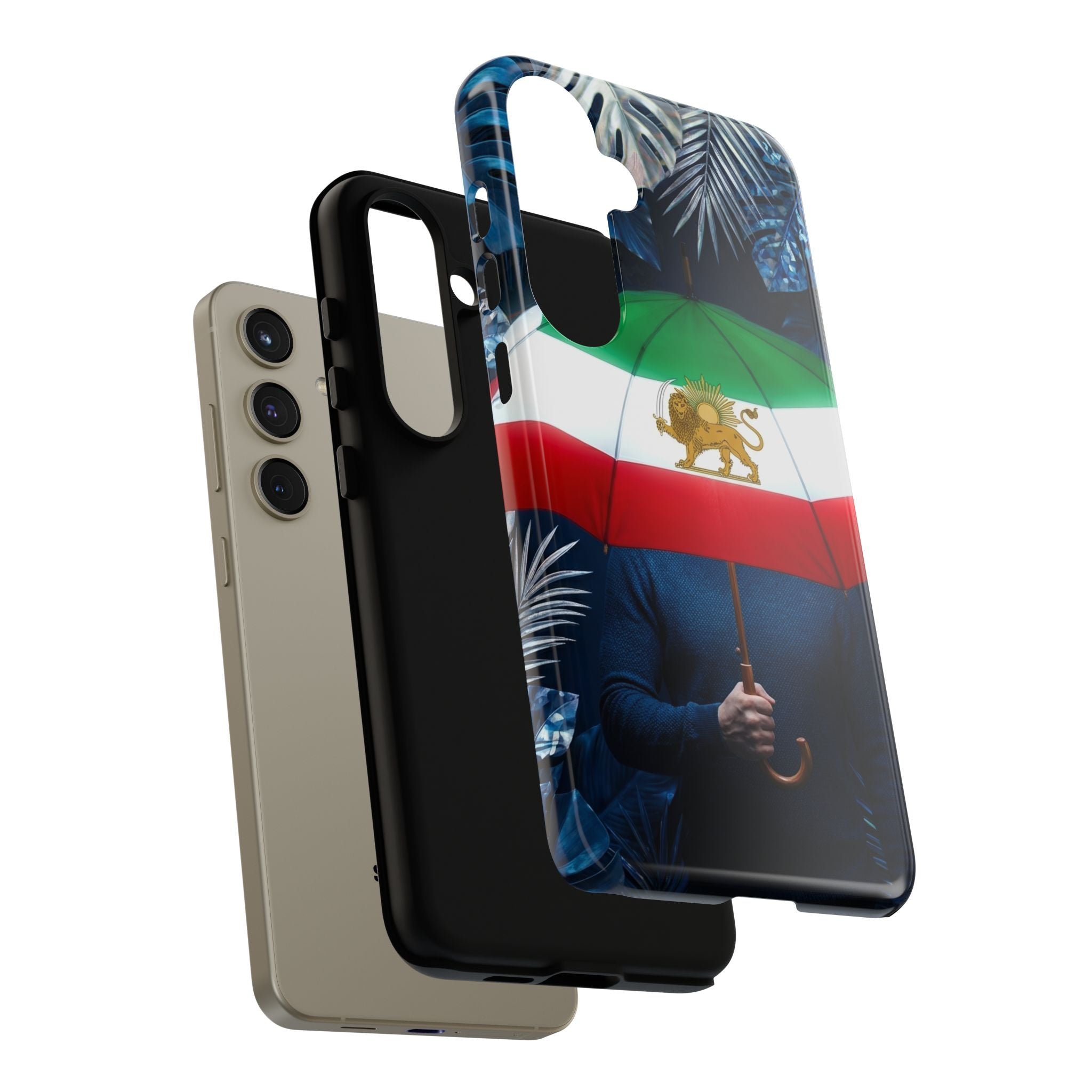 Iran Flag umbrella design phone Case