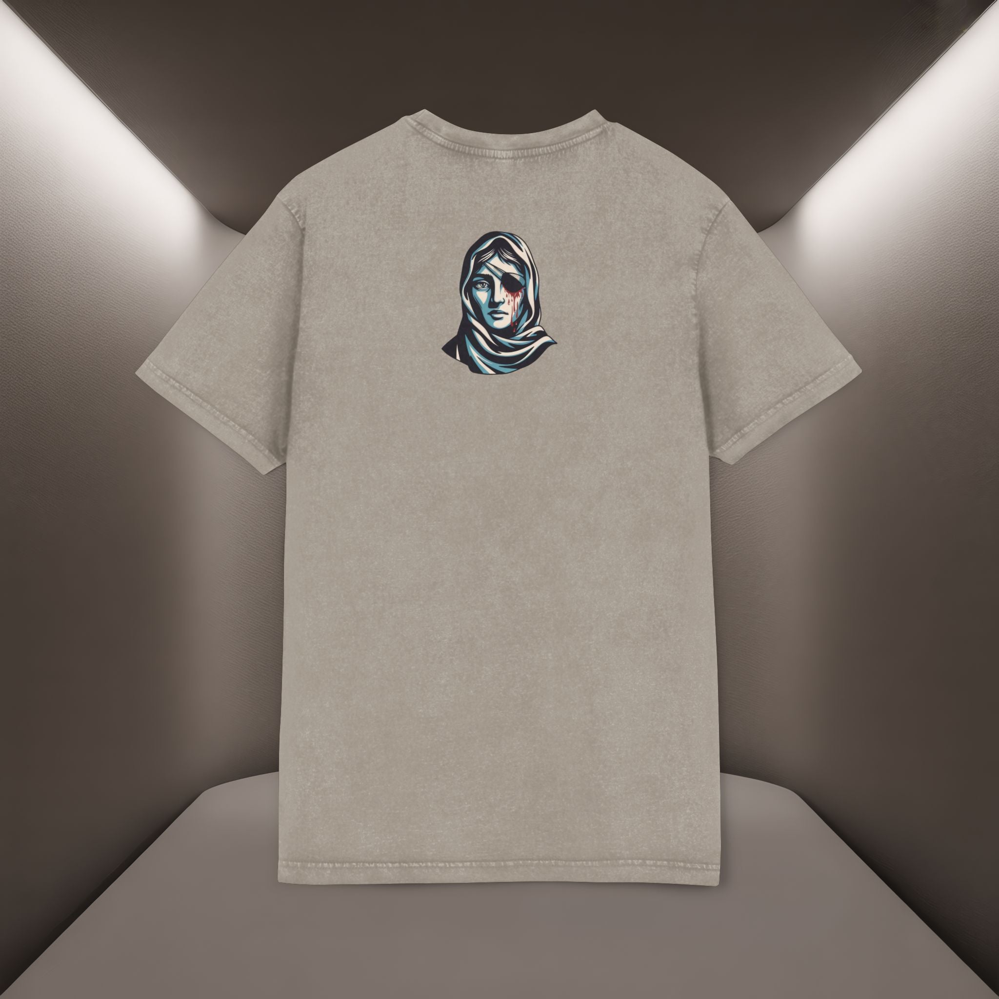 Iran's map Conceptual tshirt- Acid Wash Tee