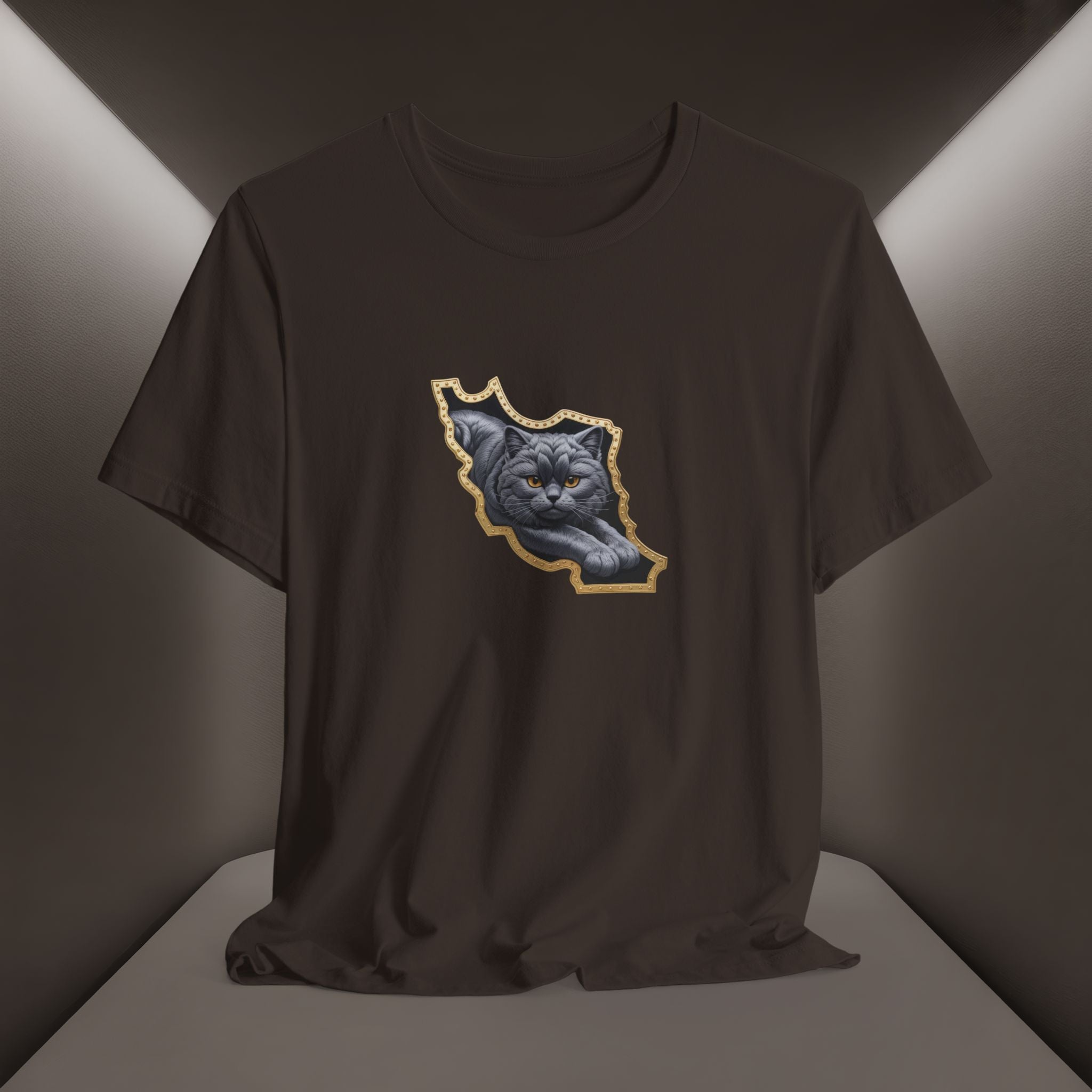 Persian Cat in a Persian Map Graphic design- unisex T-shirt- Premium quality