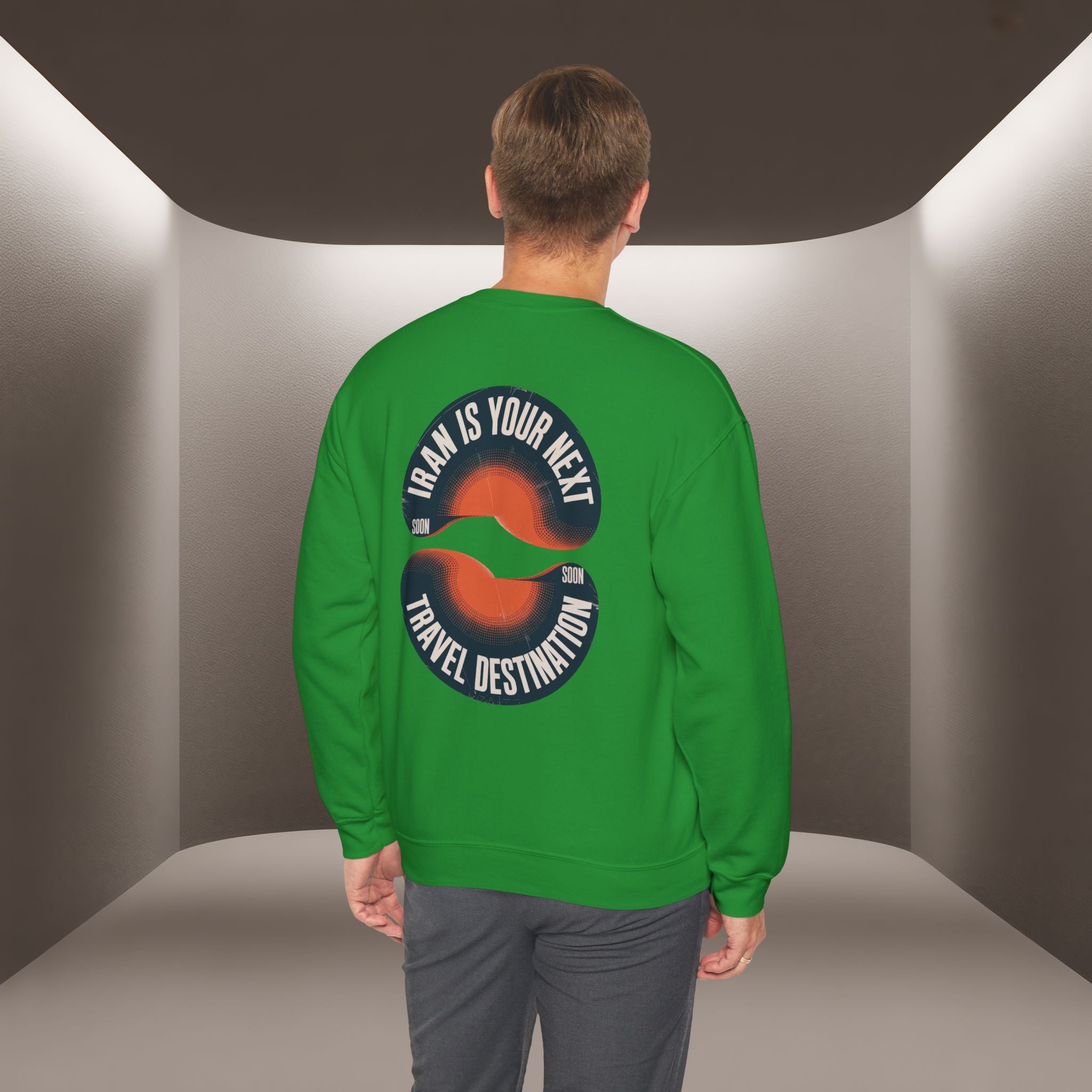 "Iran is your Next Travel Destination" Soon Sweatshirt " Javid Shah Design