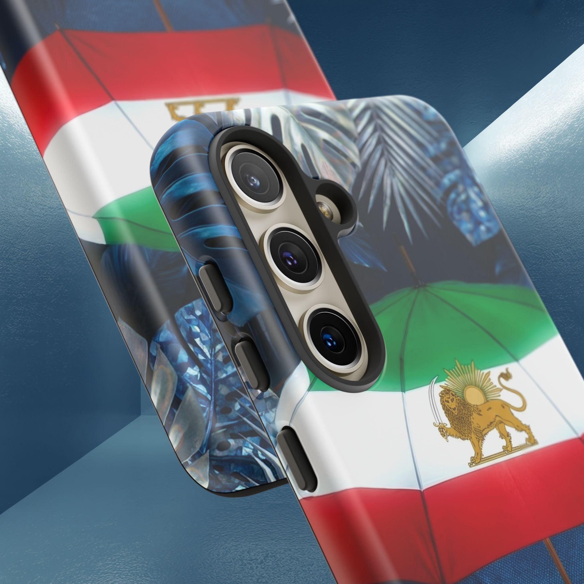 Iran Flag umbrella design phone Case
