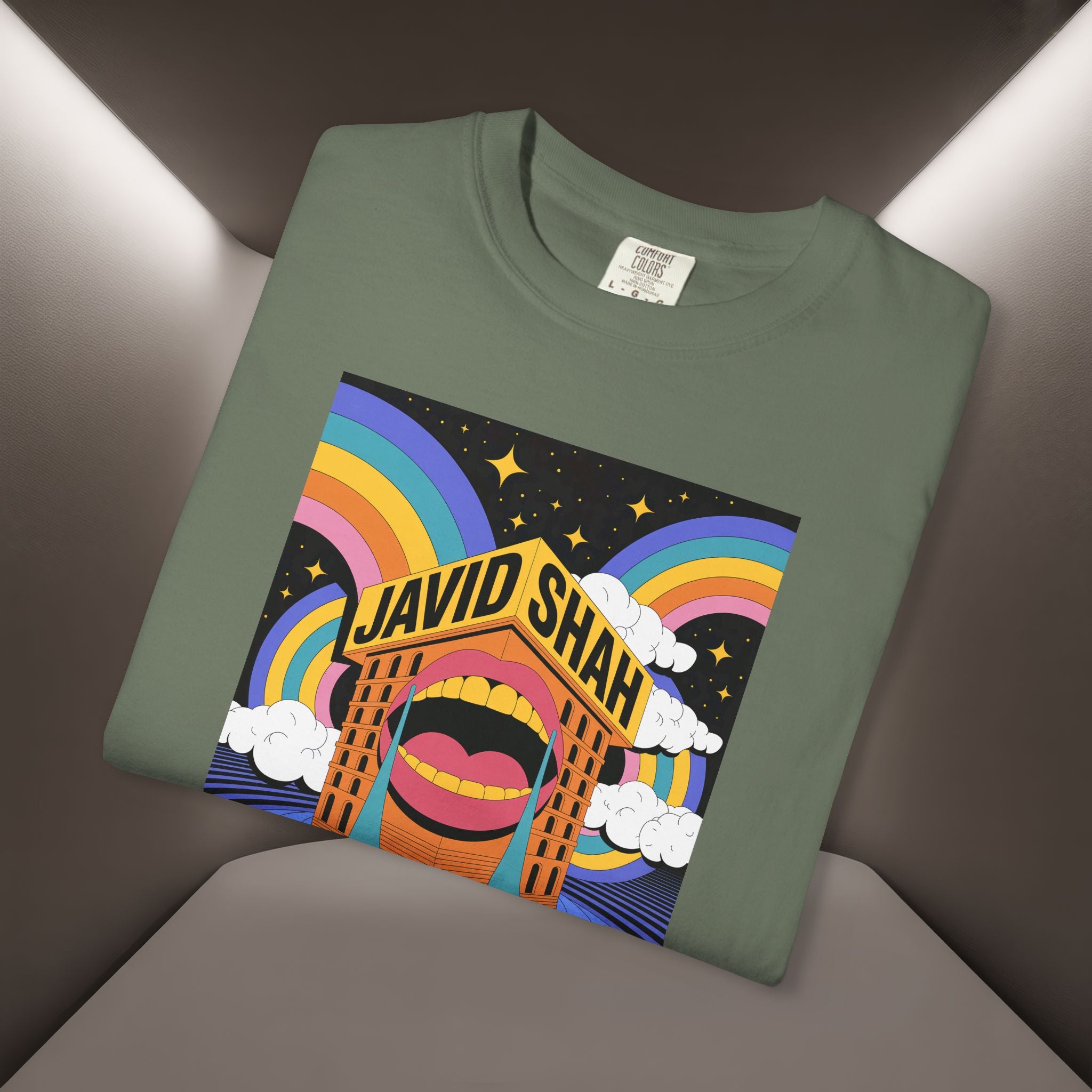 Javid Shah Unisex Garment-Dyed T-shirt