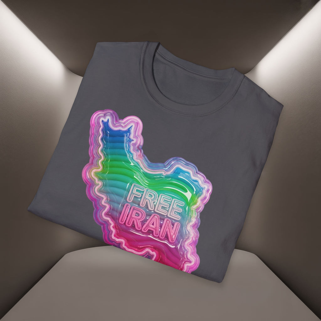 Free Iran Digital art design T-Shirt, Premium Quality