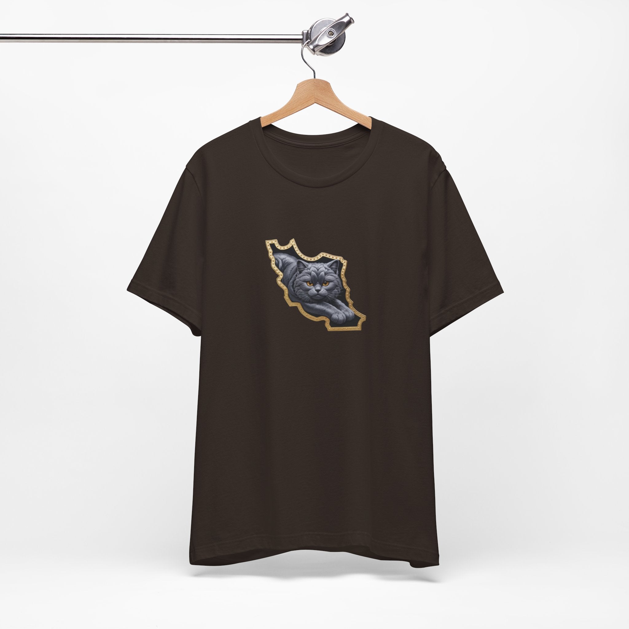 Persian Cat in a Persian Map Graphic design- unisex T-shirt- Premium quality
