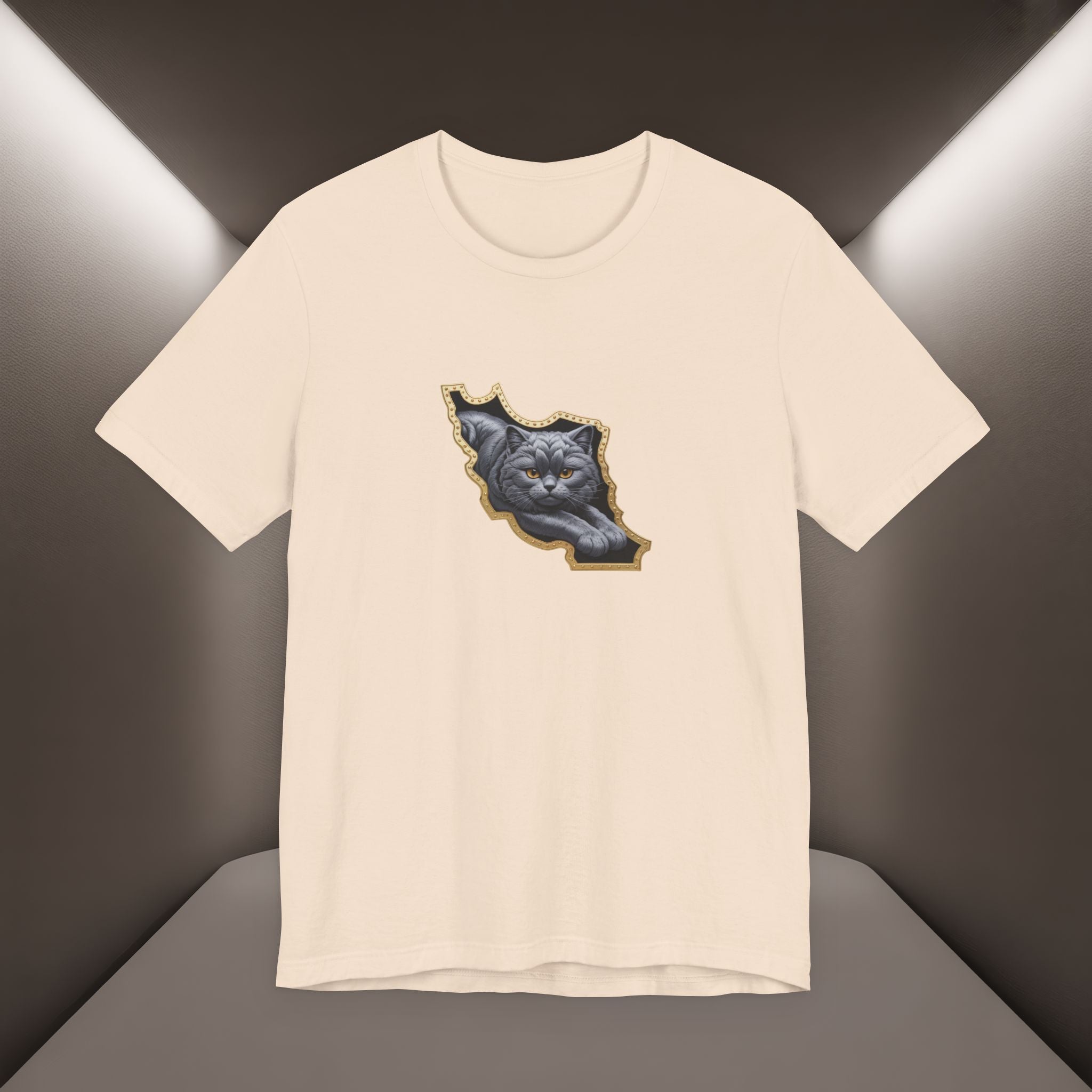 Persian Cat in a Persian Map Graphic design- unisex T-shirt- Premium quality