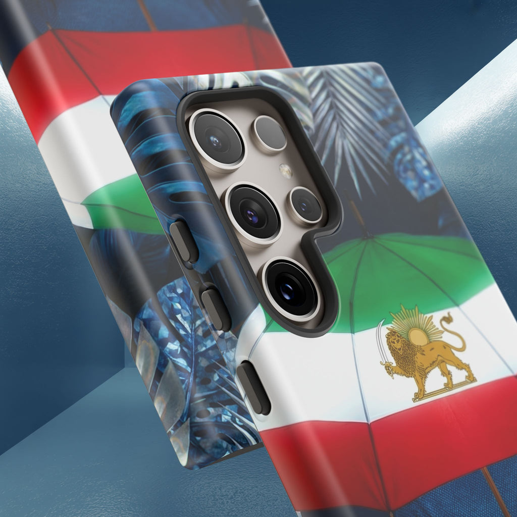 Iran Flag umbrella design phone Case