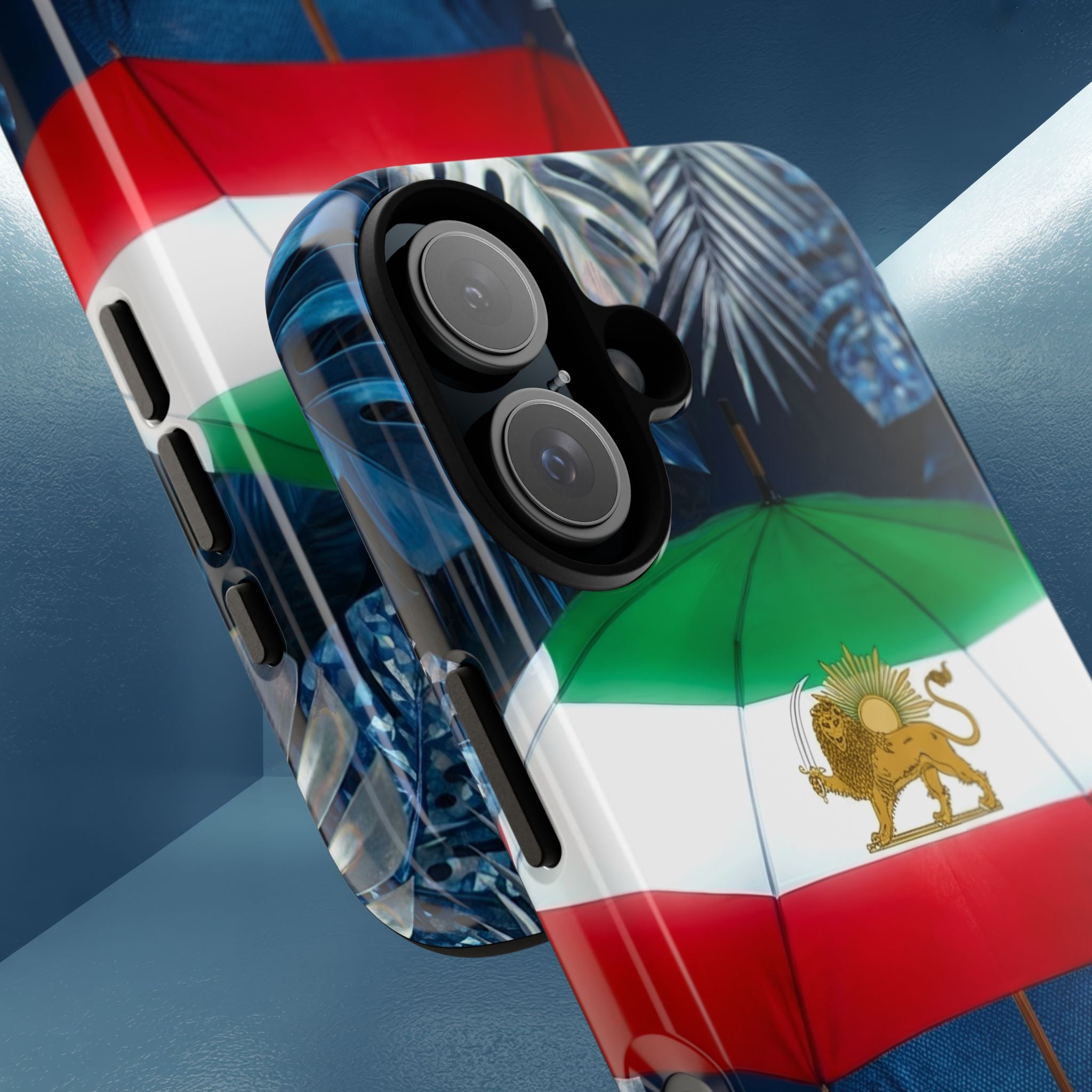 Iran Flag umbrella design phone Case