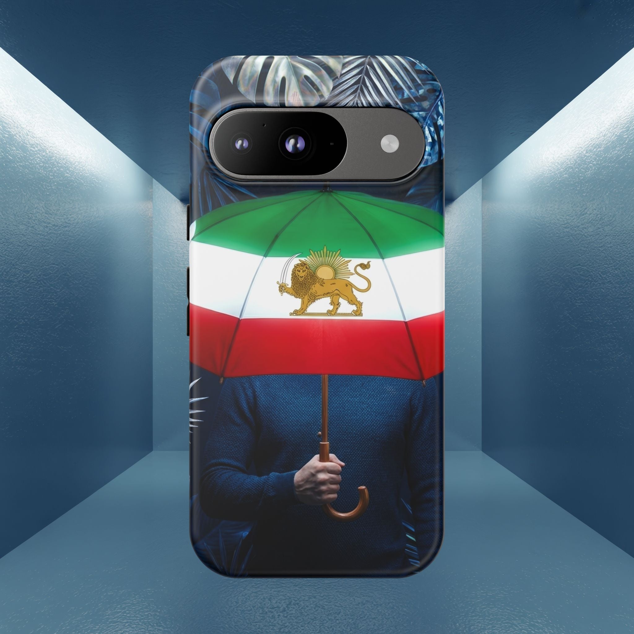 Iran Flag umbrella design phone Case