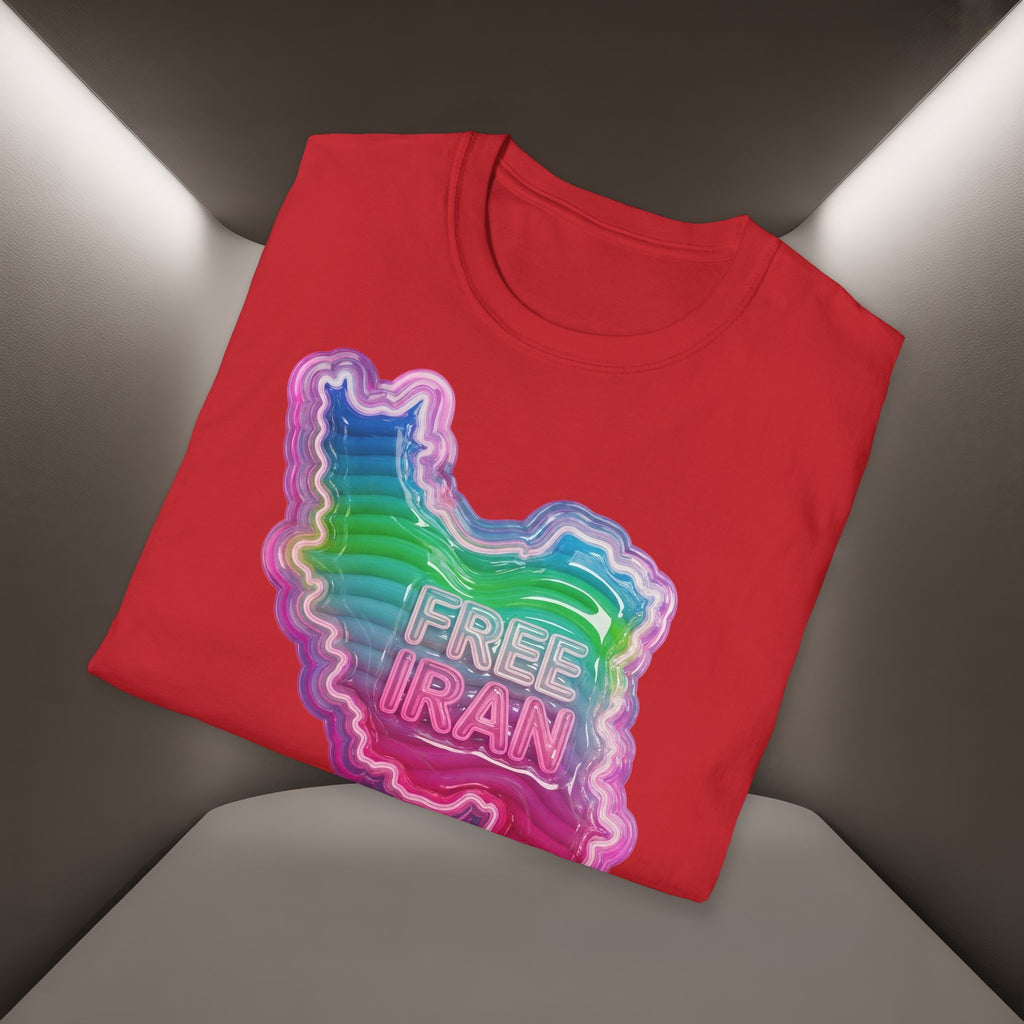 Free Iran Digital art design T-Shirt, Premium Quality