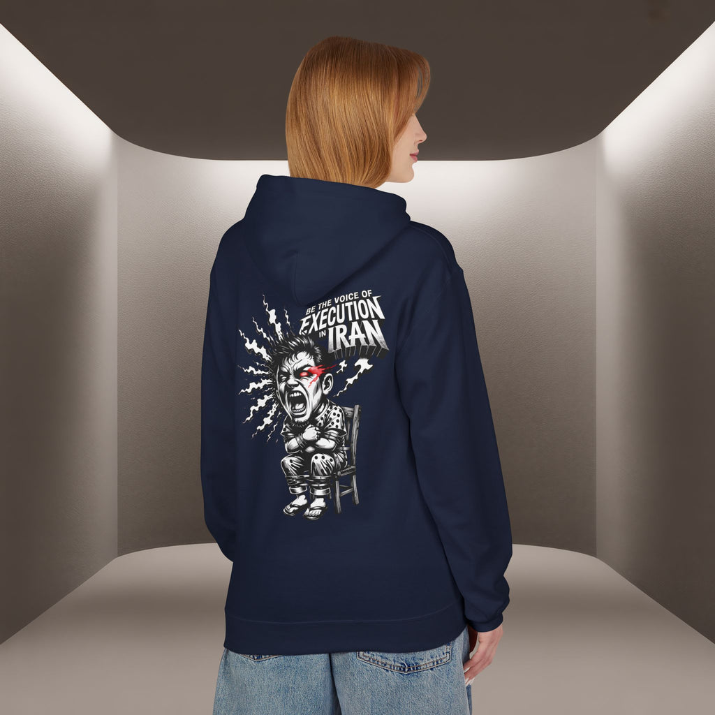 Be the Voice of execution in Iran Hoodie - 47 years Skull Hoodie