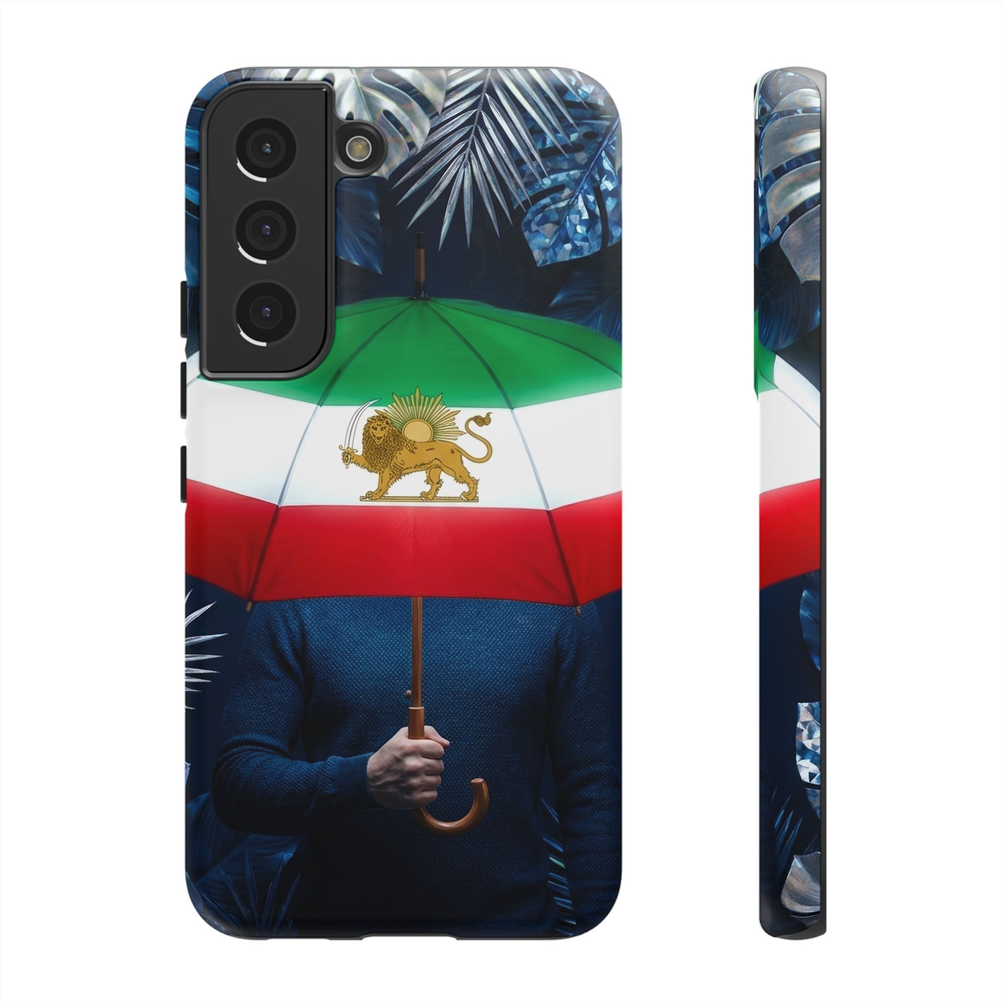 Iran Flag umbrella design phone Case