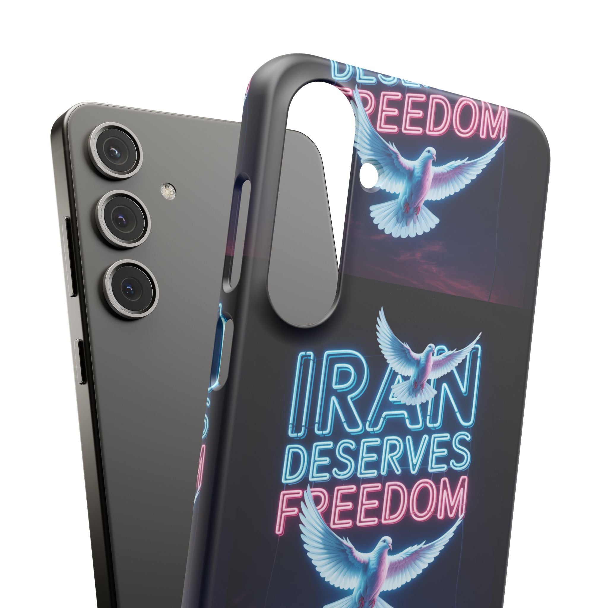 "Iran Deserves Freedom" Phone cases- For all models