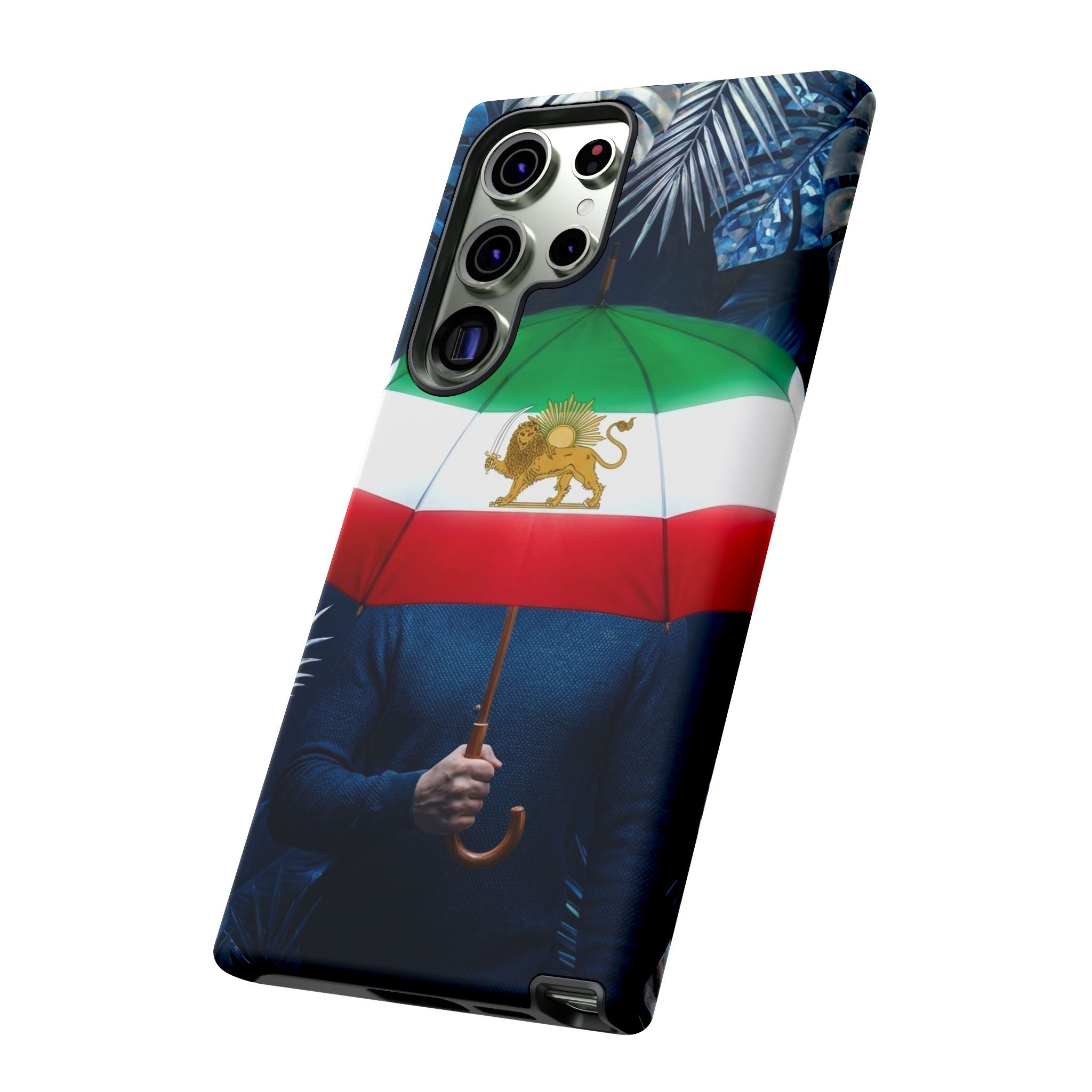 Iran Flag umbrella design phone Case