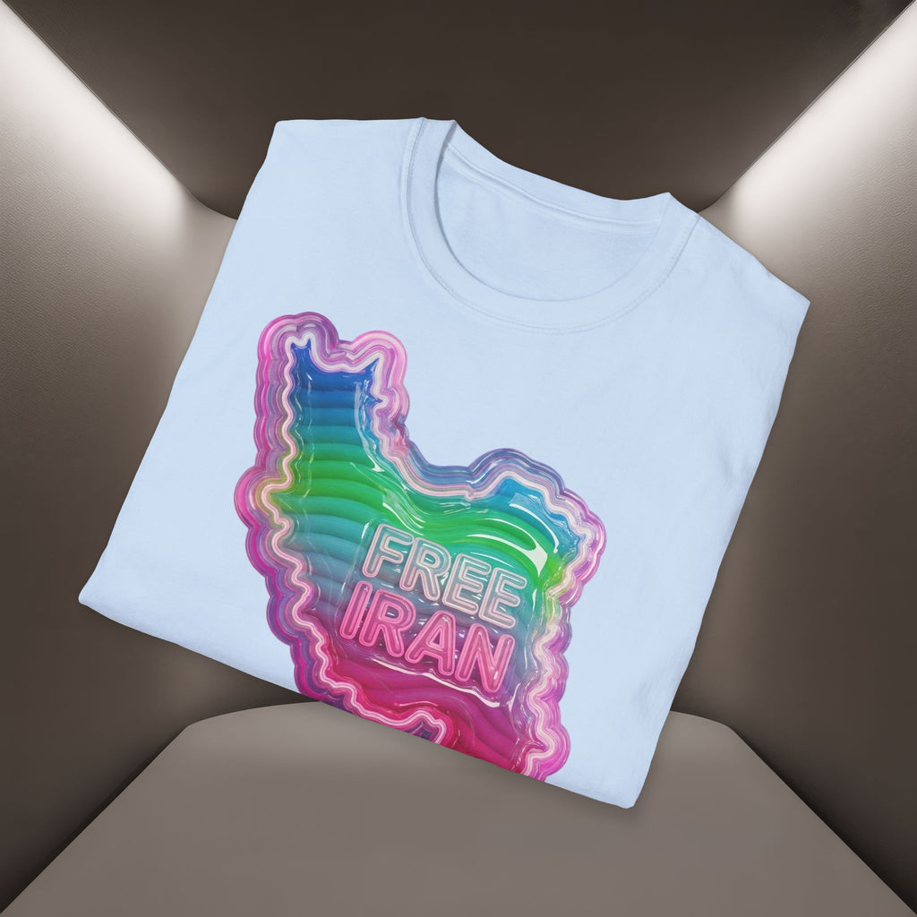 Free Iran Digital art design T-Shirt, Premium Quality