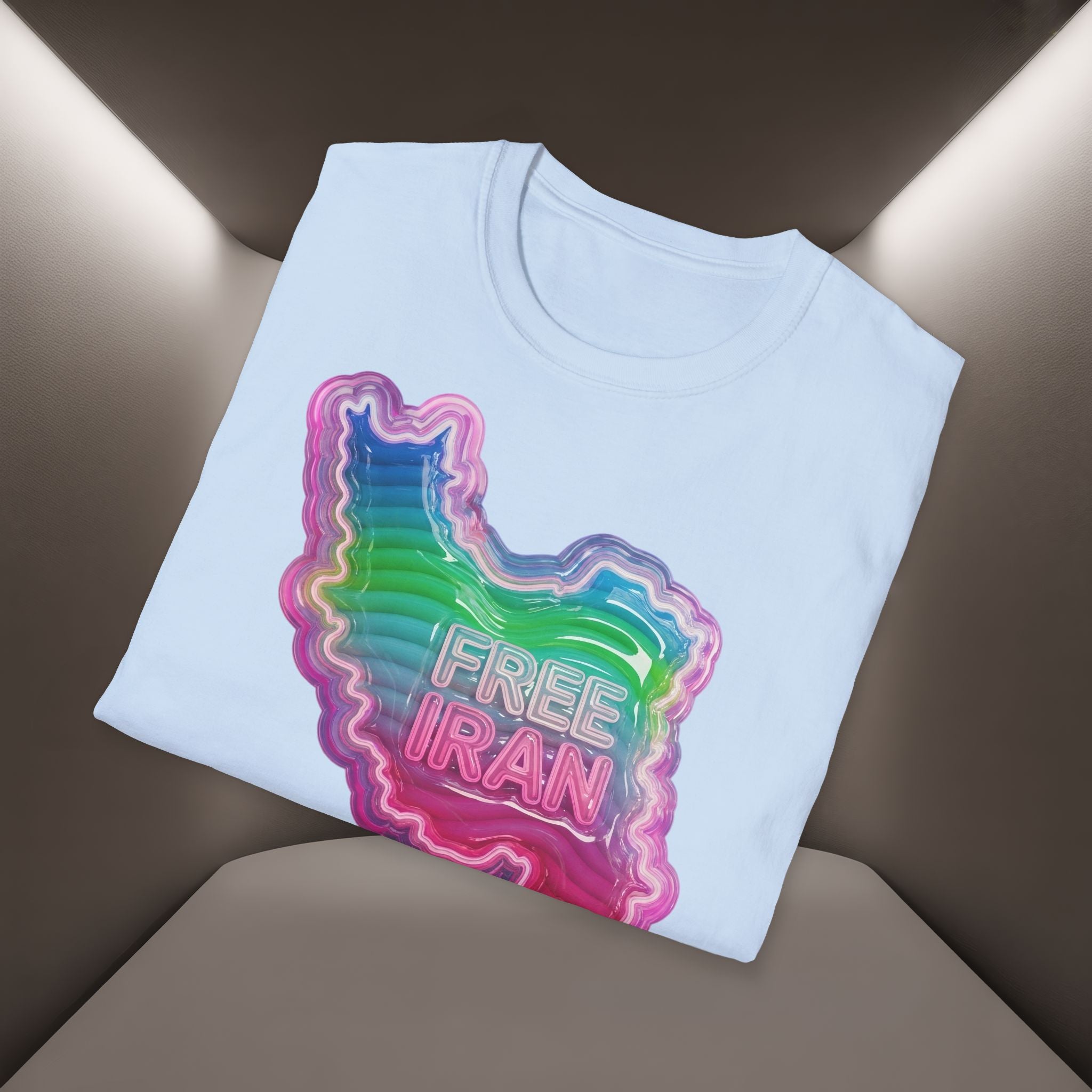 Free Iran Digital art design T-Shirt, Premium Quality