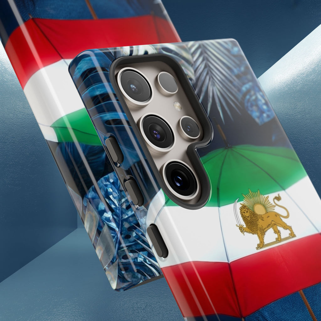 Iran Flag umbrella design phone Case