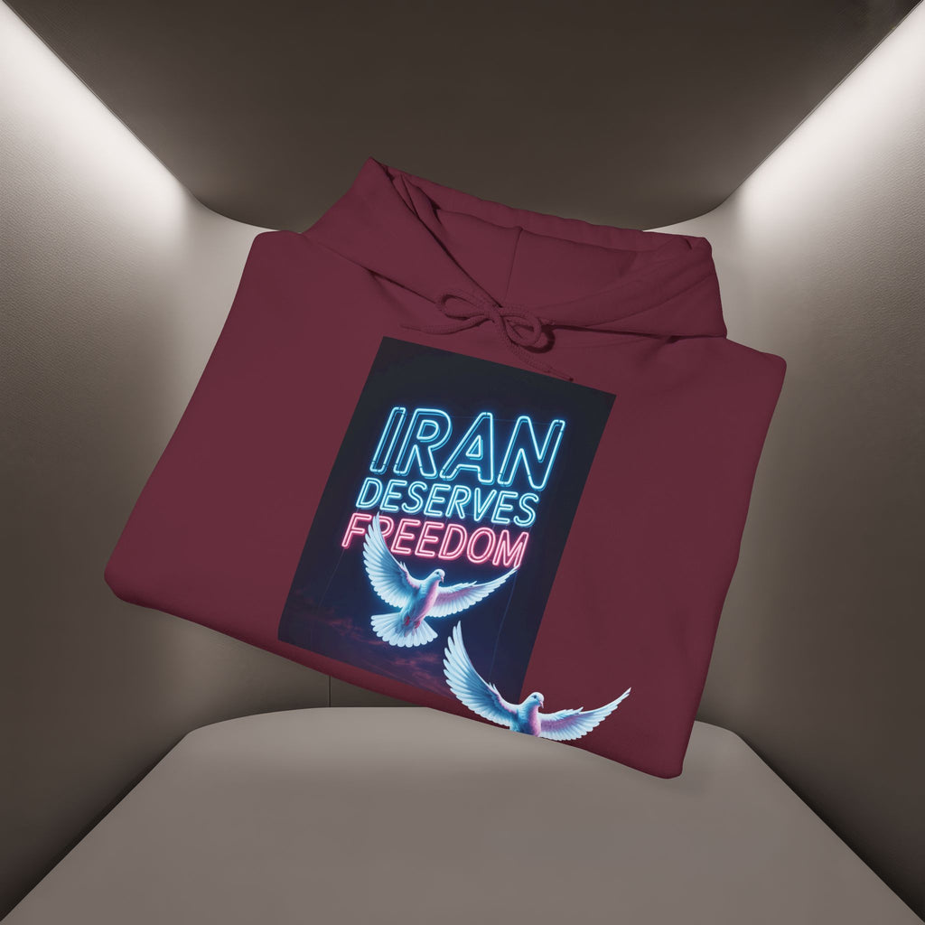 Iran deserves freedom Unisex Hoodie — Iran hoodie - Persian Vibey
