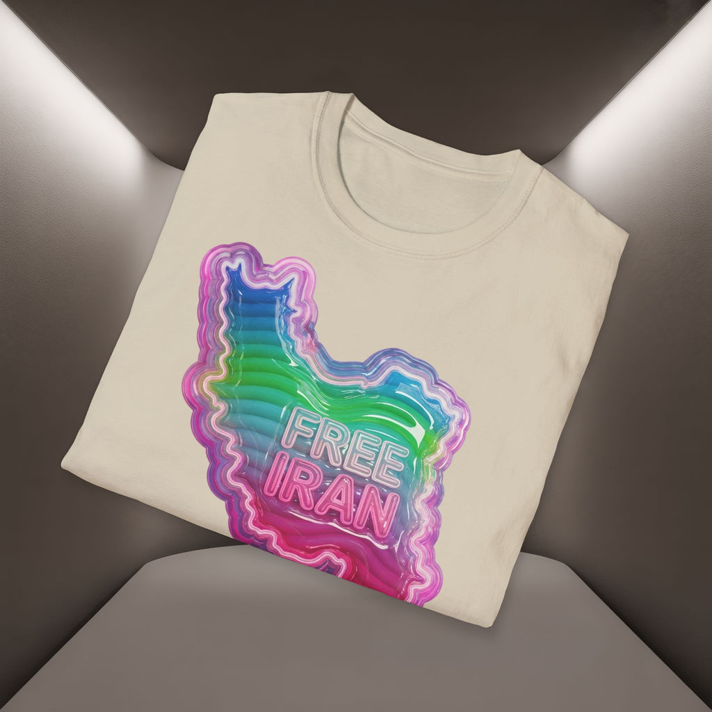 Free Iran Digital art design T-Shirt, Premium Quality