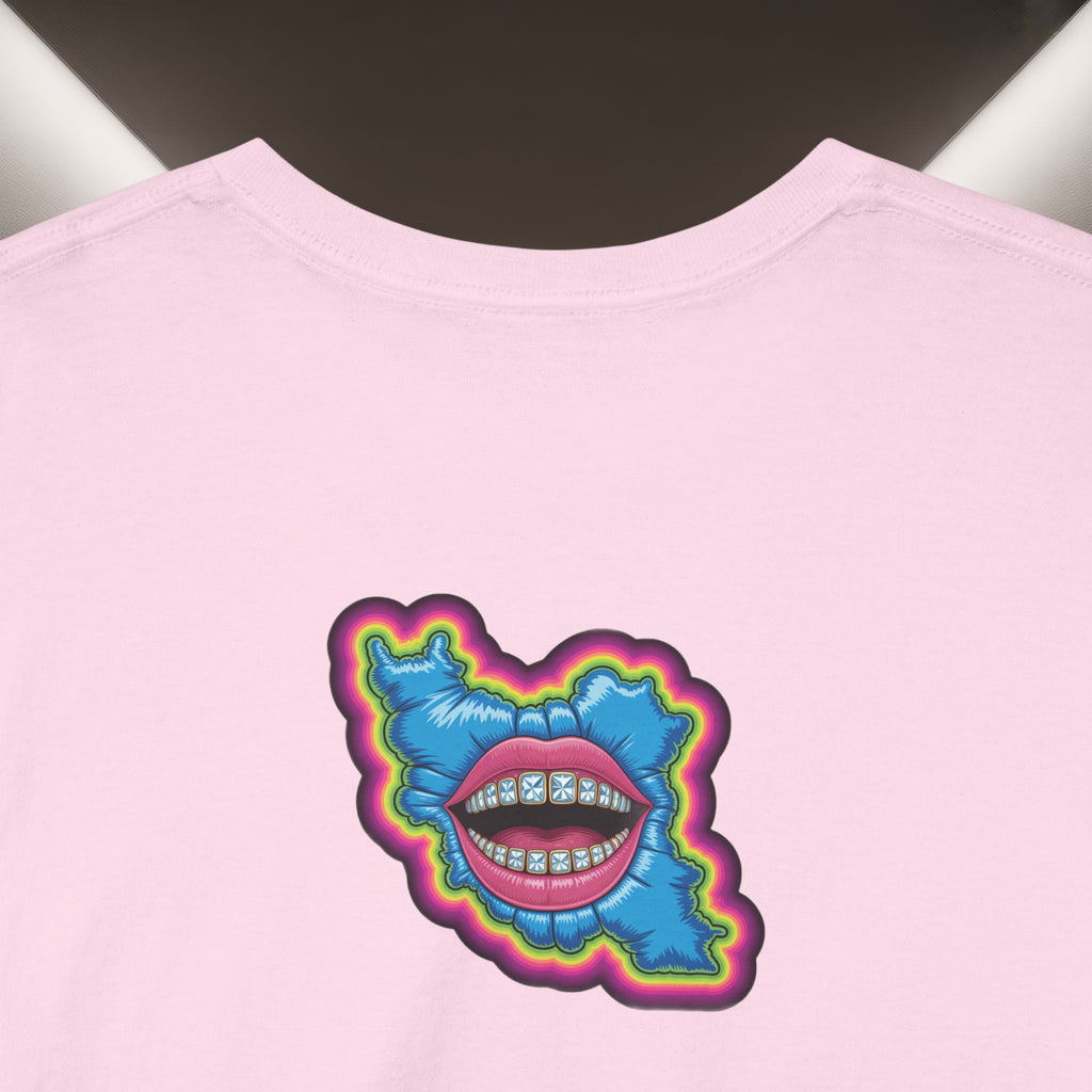 Neon Skull in Iran's map shape T-Shirt — Premium Quality